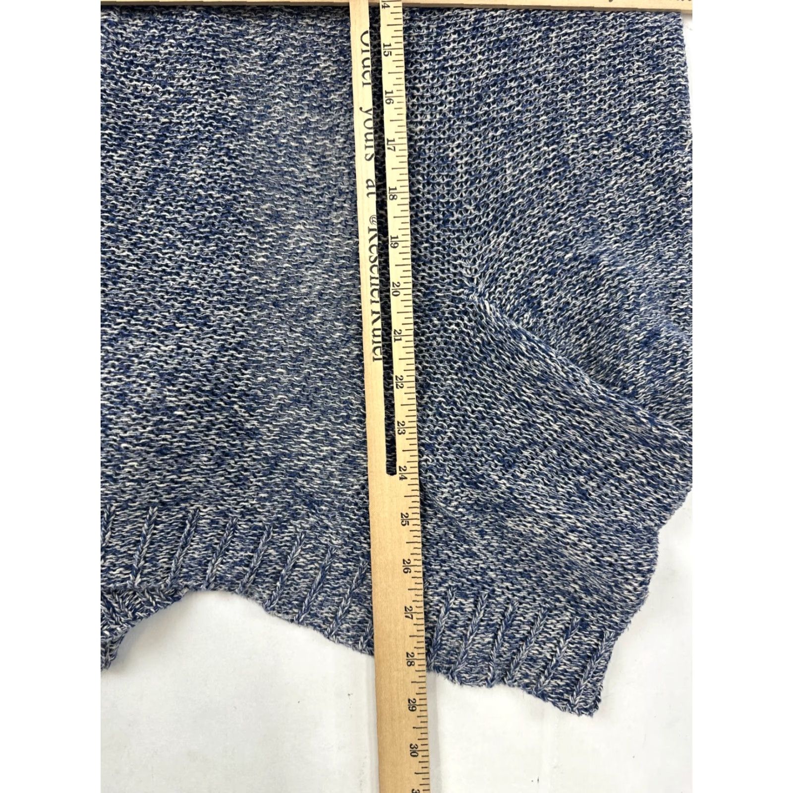 Arrow Sparrow Cardigan Womens Small Blue Heather Open Front Casual Sweater with Pockets Size S / US 4 / IT 40 - 7 Thumbnail
