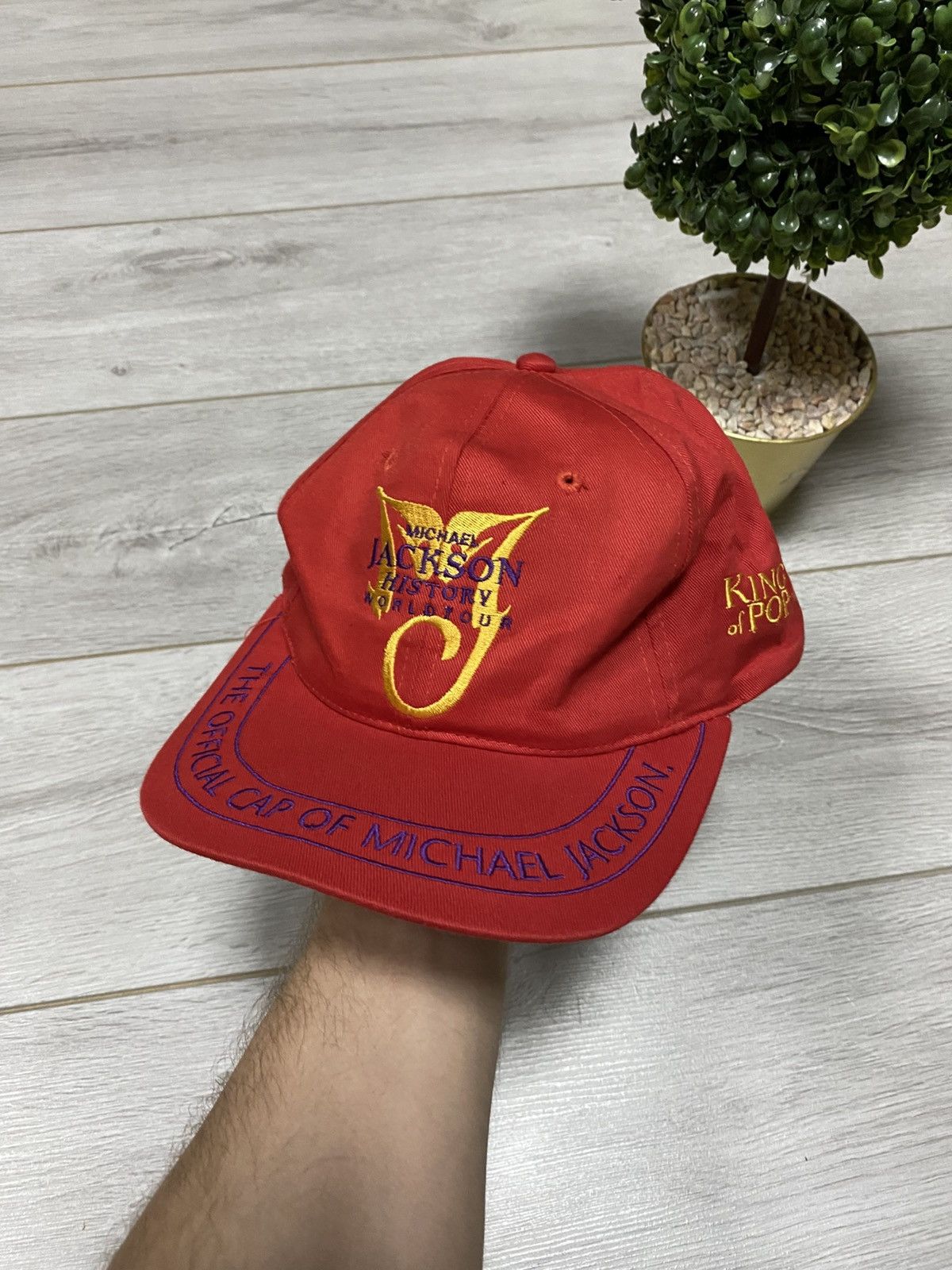 Michael Jackson Michael Jackson history world tour Cap vintage Size ONE SIZE - 1 Thumbnail