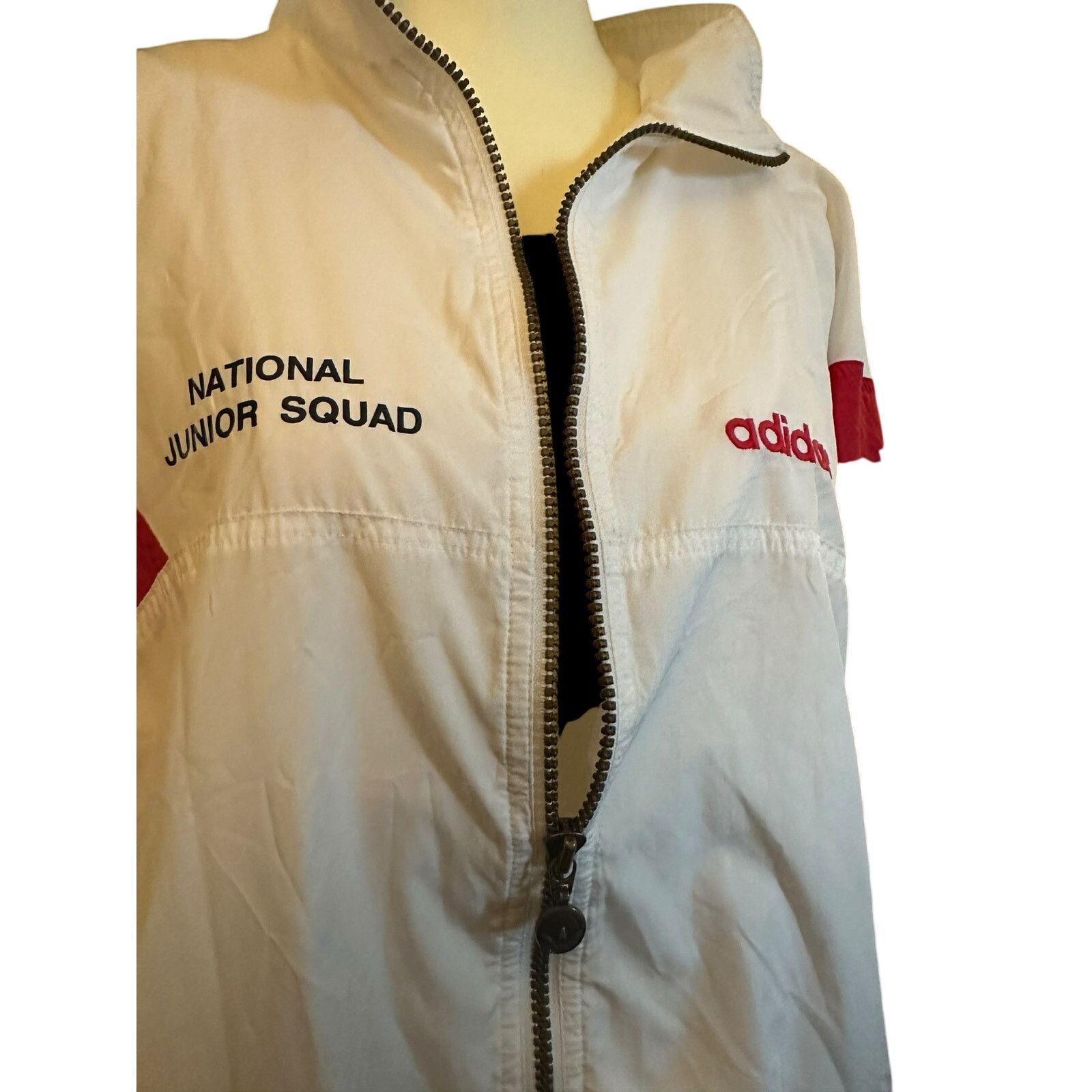 Adidas Adidas Vintage USA National Junior Squad Windbreaker, Size L Size US L / EU 52-54 / 3 - 4 Thumbnail