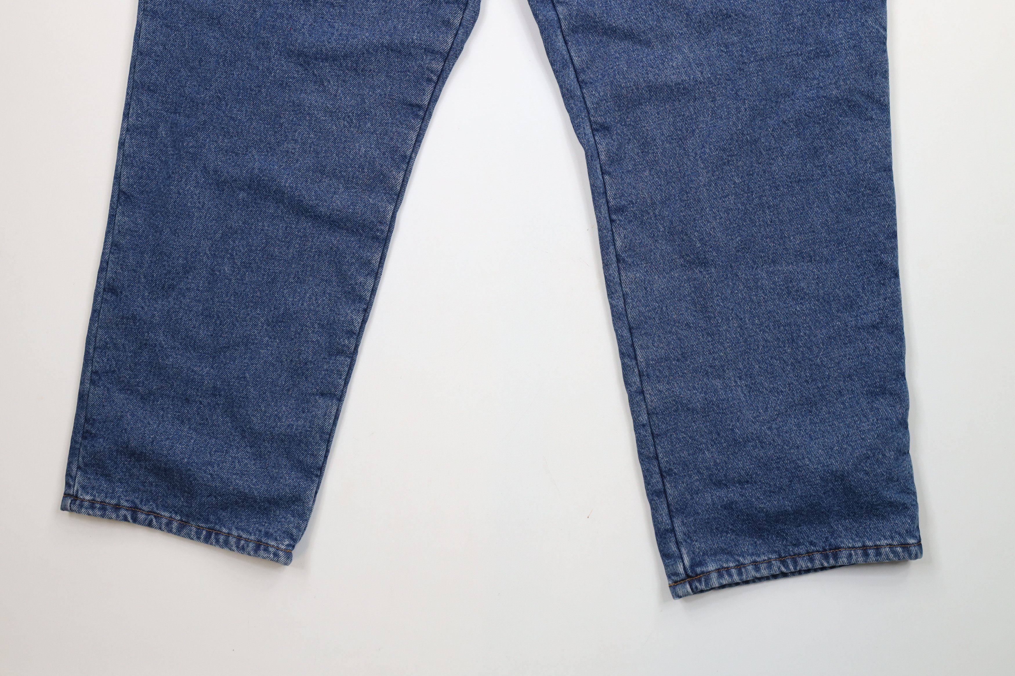 L.L. Bean × Vintage Deadstock Vintage LL Bean Fleece Lined Denim Jeans Blue Size US 40 / EU 56 - 5 Thumbnail