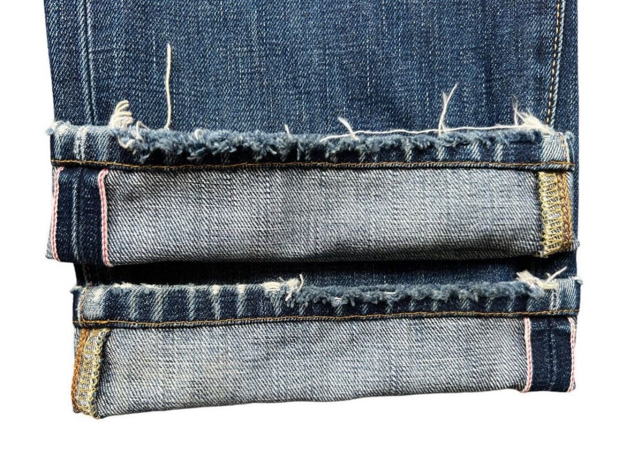 Edwin Vintage Edwin 505xx Selvedge Distressed Denim Jeans 30x30 Size US 30 / EU 46 - 8 Thumbnail