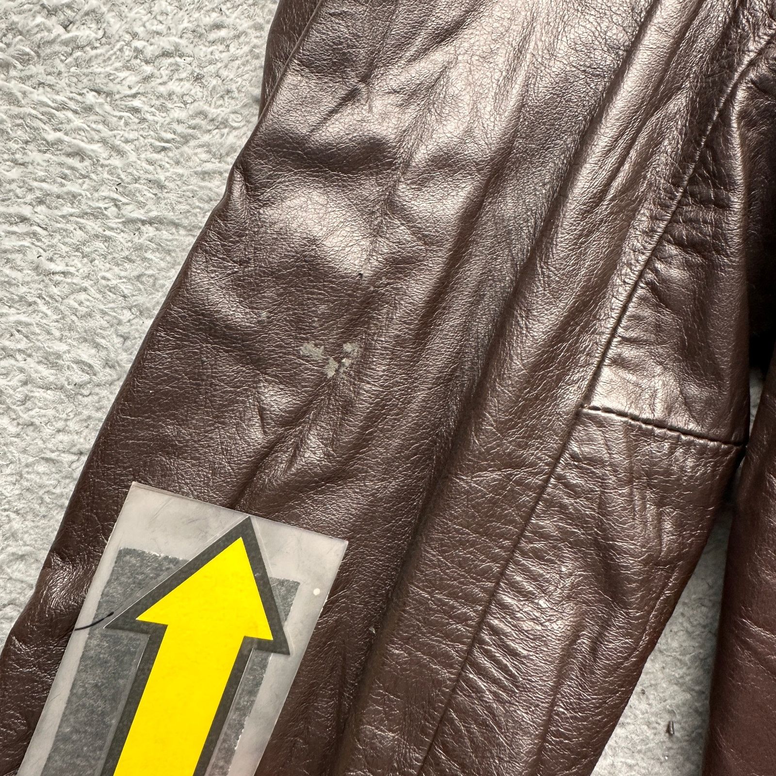 Cooper Vintage Cooper Genuine Leather Coat Mens 40 Medium Faux Fur Size US M / EU 48-50 / 2 - 6 Thumbnail