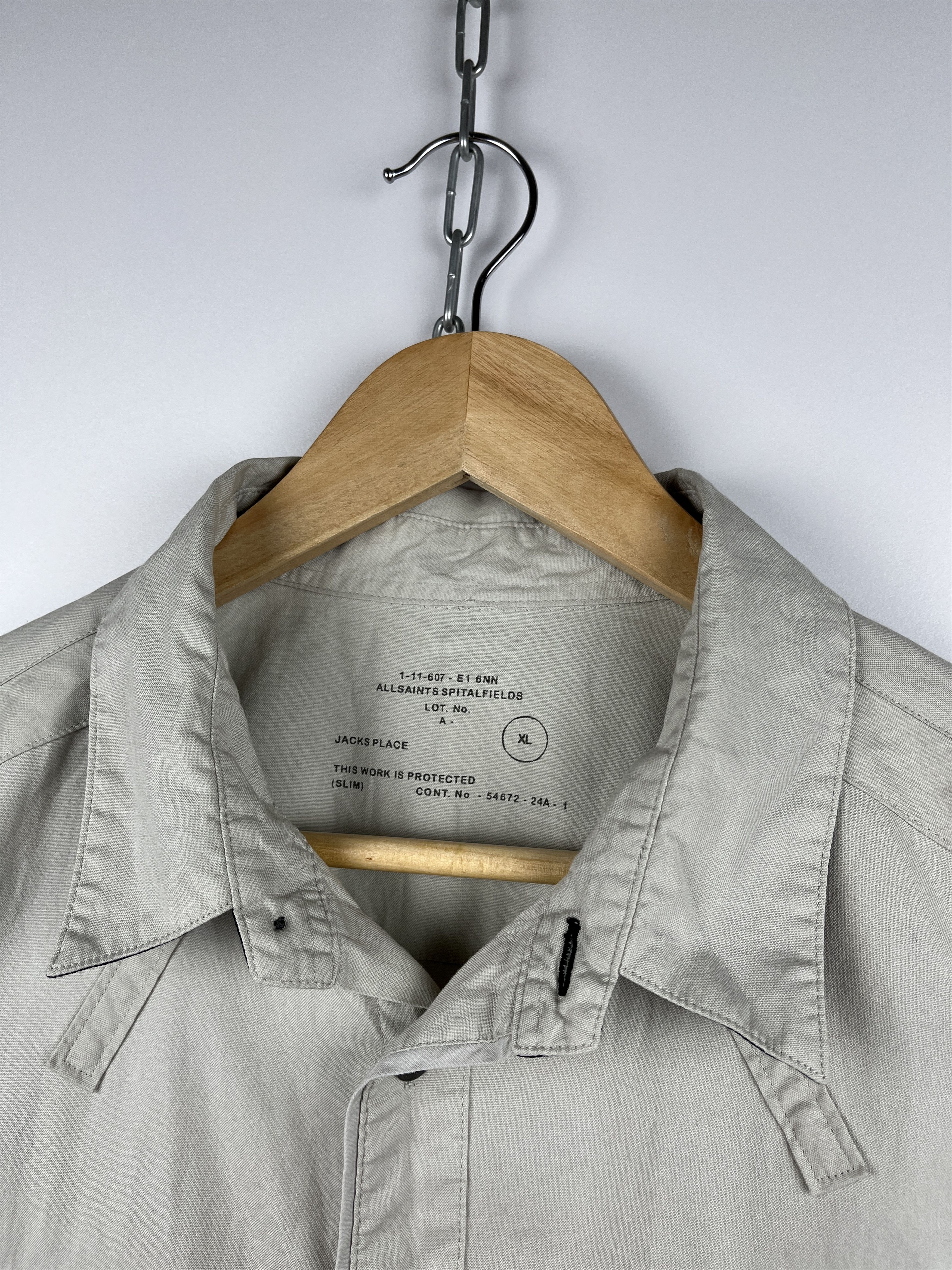 Allsaints AllSaints Oxford Spector Shirt Size US XL / EU 56 / 4 - 6 Thumbnail