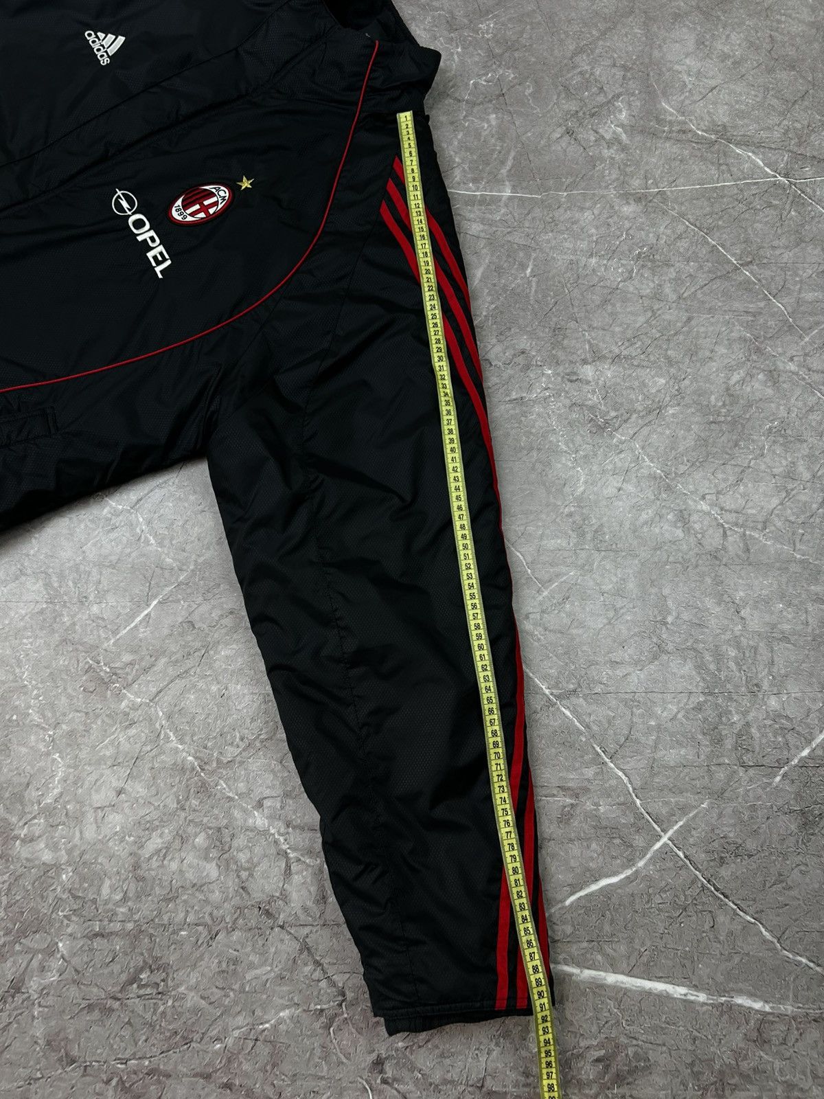 Adidas Vintage Adidas AC Milan soccer jacket parka logo Opel Large Size US L / EU 52-54 / 3 - 15 Thumbnail