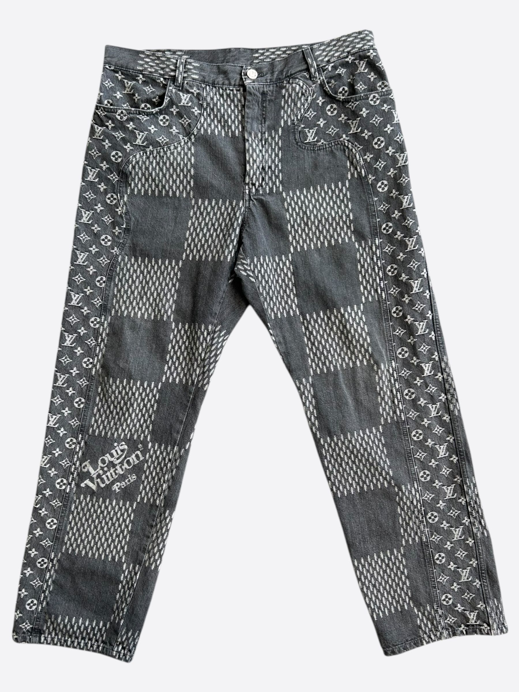 Louis Vuitton Nigo Monogram Jeans | Grailed