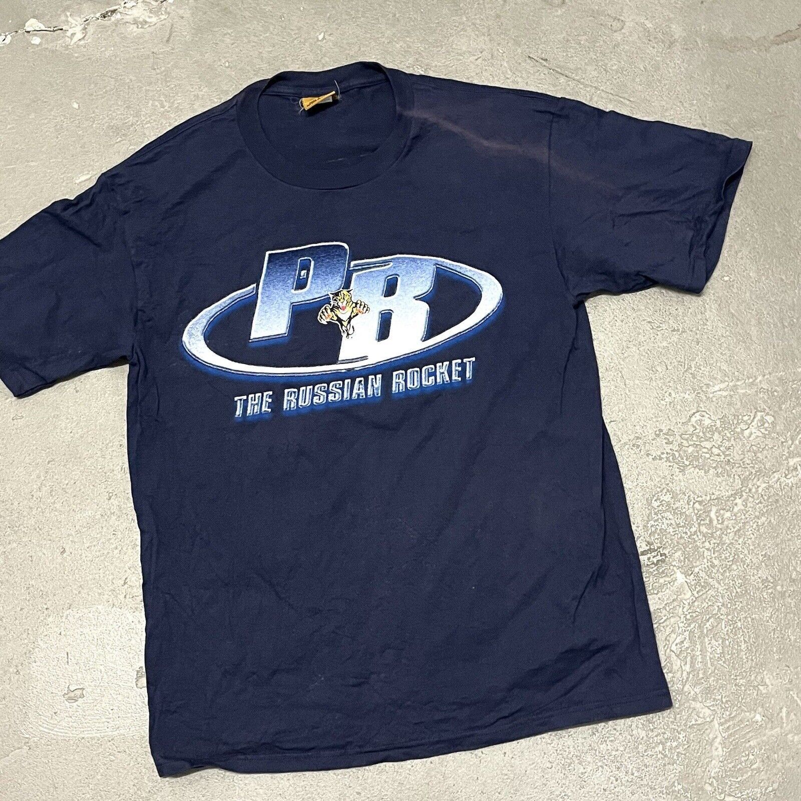 Nutmeg VTG 1990’s Nutmeg Mills Pavel Bure Graphic T-shirt Medium Size US M / EU 48-50 / 2 - 2 Thumbnail