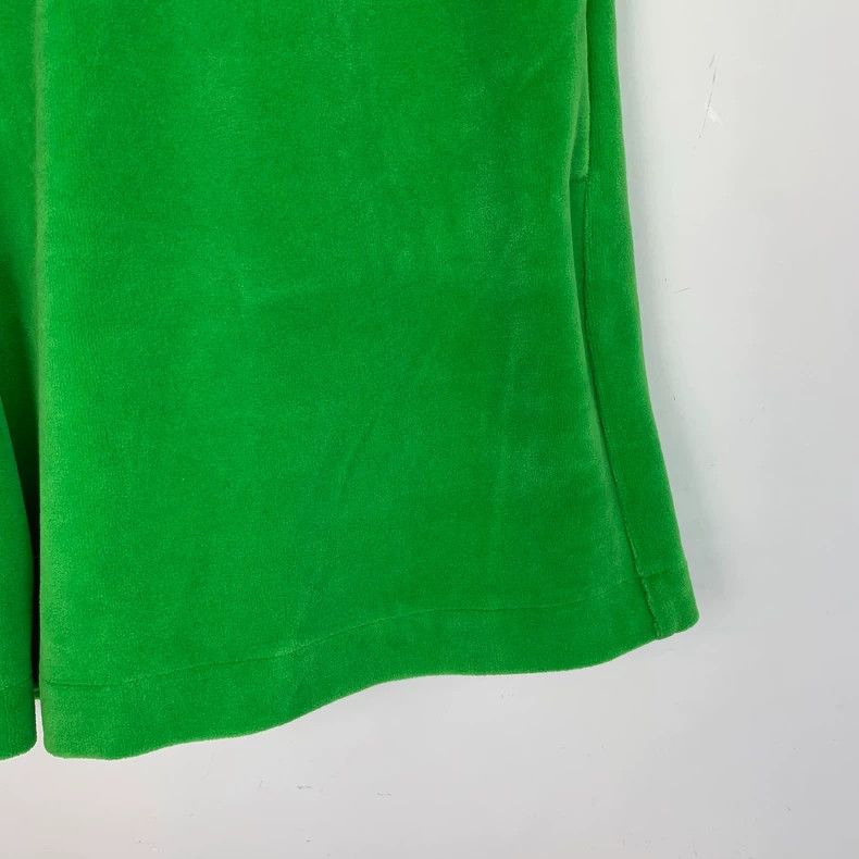 Gucci Gucci Size XS Green logo embroidered cotton velvet drawstr Size US 30 / EU 46 - 4 Thumbnail