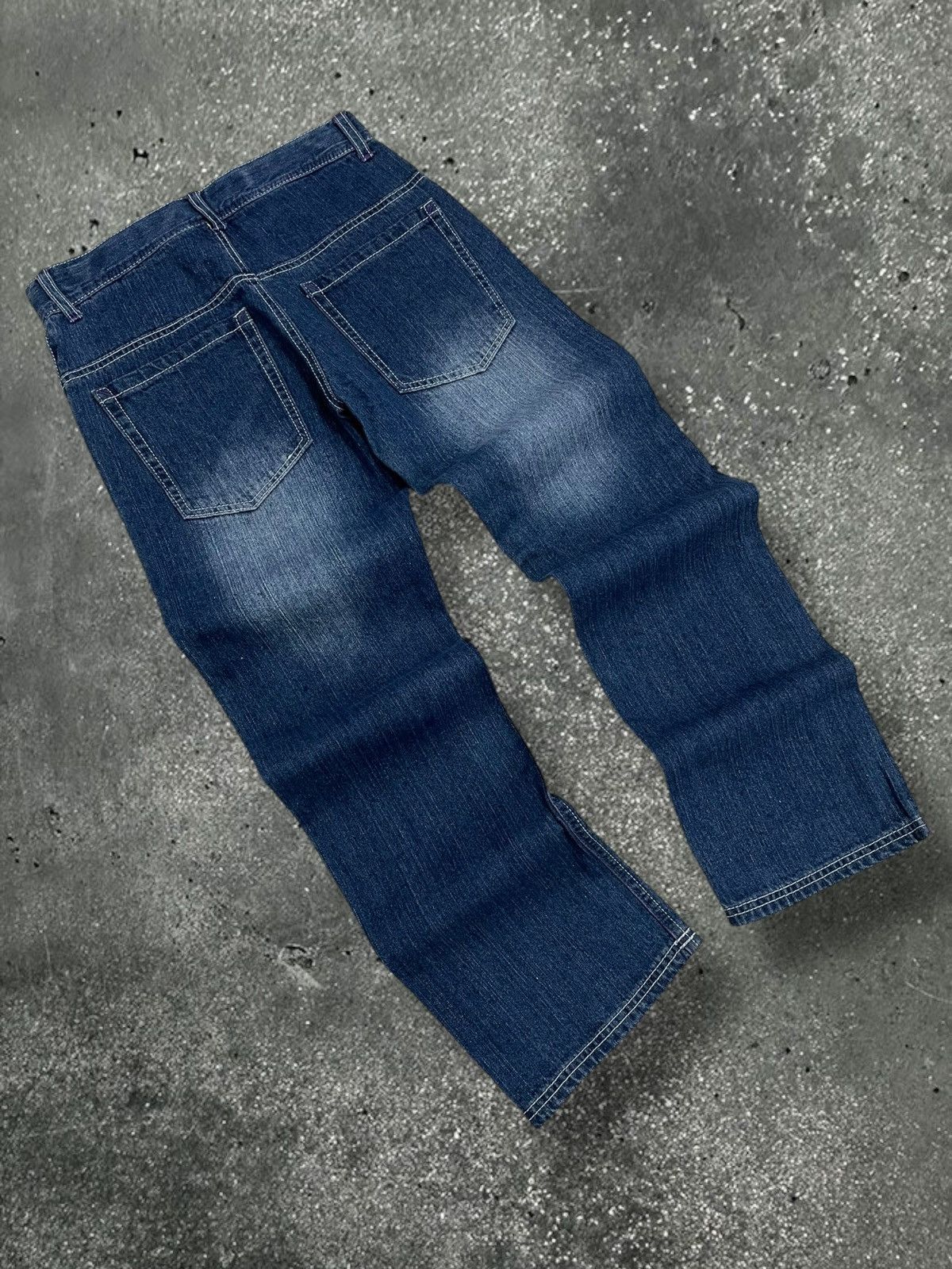 Japanese Brand Vintage Japan Iconic Streetwear Ba-tsu Skull CoolSwart Denim Size US 27 - 7 Thumbnail