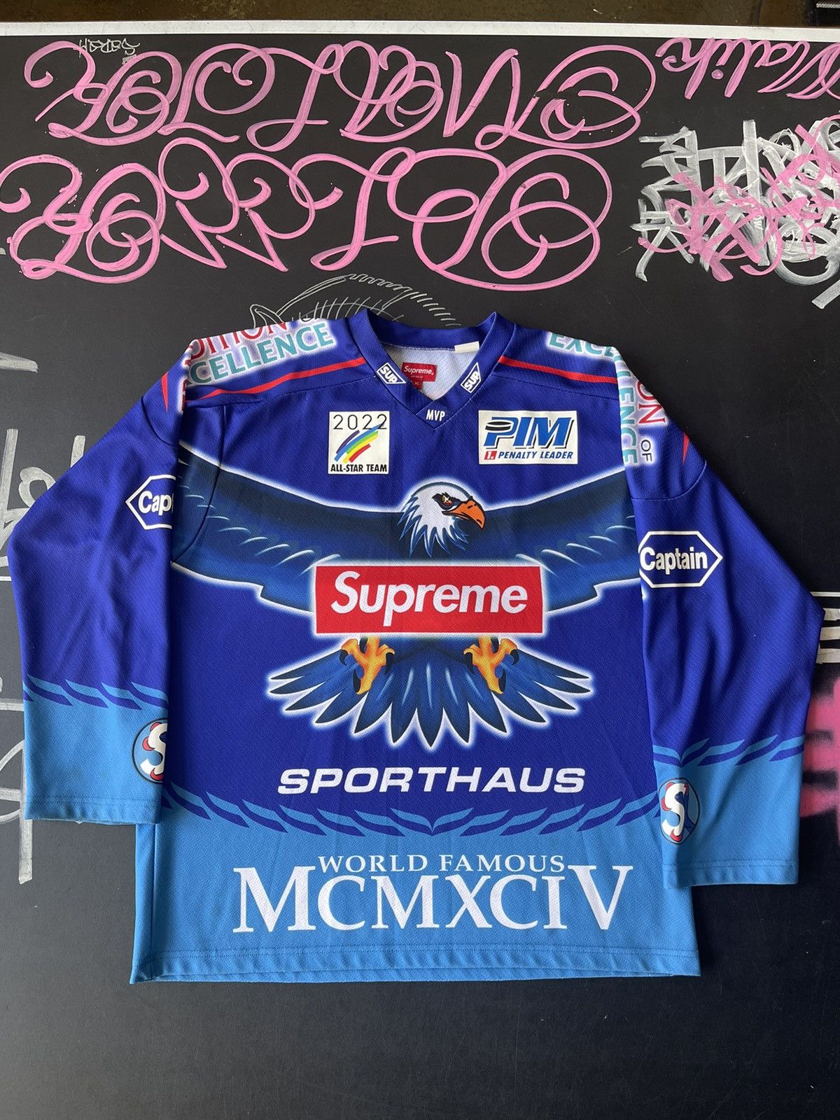 Supreme Eagle Moto Jersey(sz XL) outlet