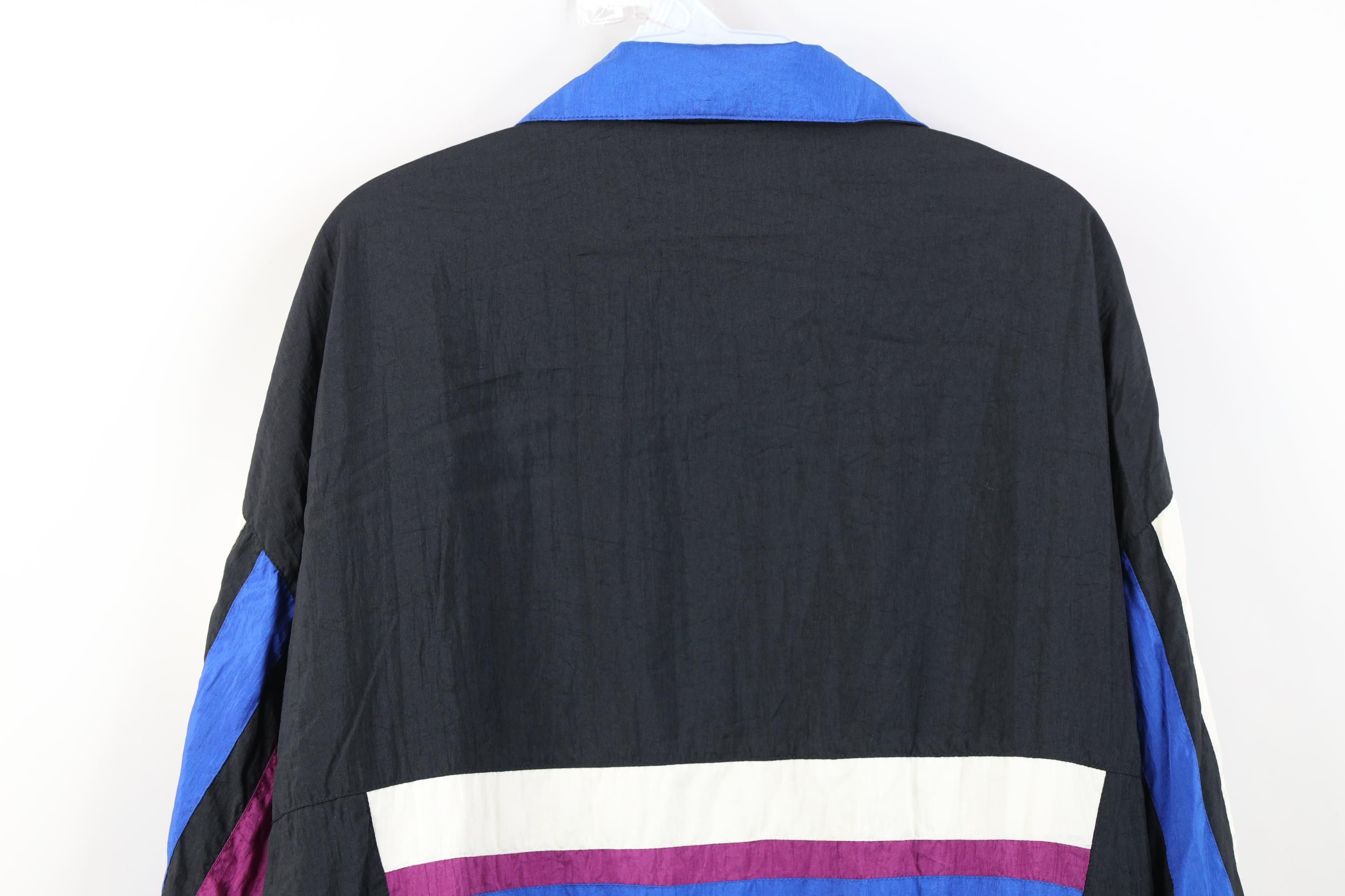 Vintage Vintage 90s USA Olympics Block Lined Windbreaker Jacket Size US XL / EU 56 / 4 - 14 Thumbnail