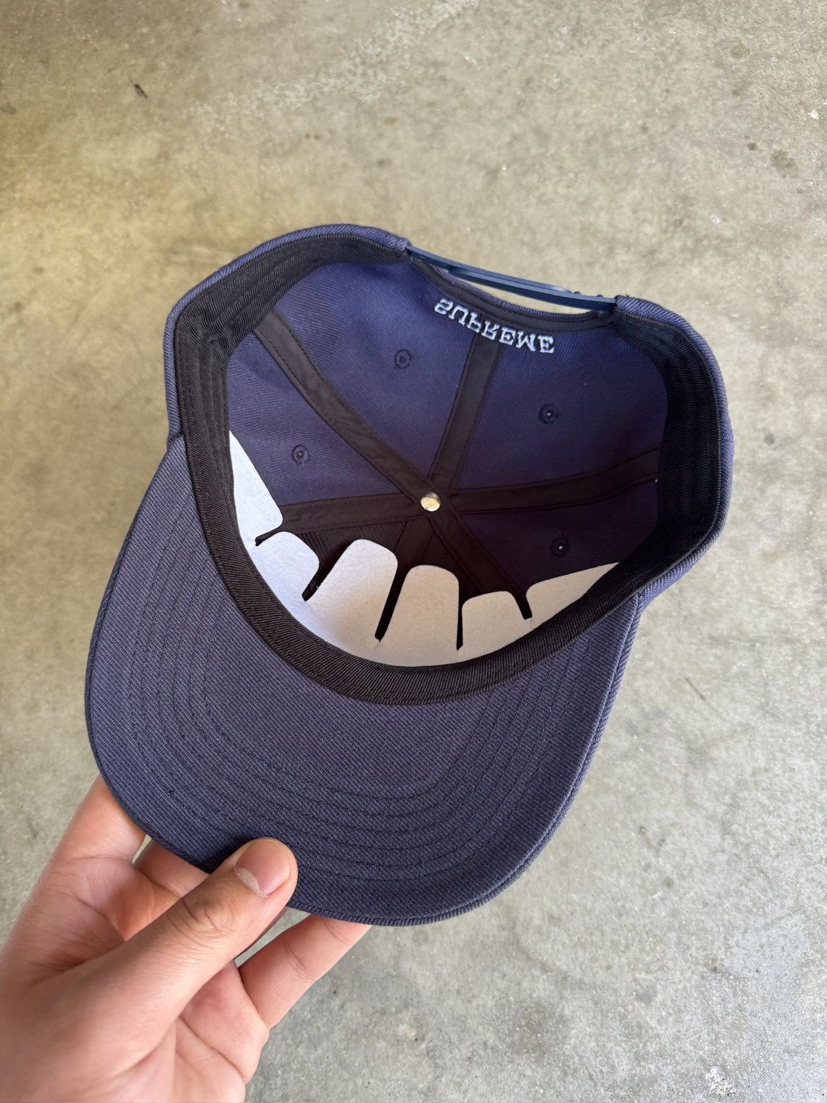 DS Supreme Aphex Twin 6-Panel Hat Navy