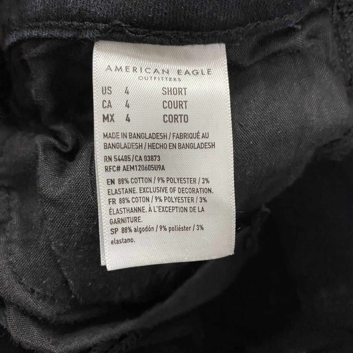 American Eagle Outfitters American Eagle Jeans Women's Black Sz 4 Stretch EUC Size 27" / US 4 / IT 40 - 11 Thumbnail