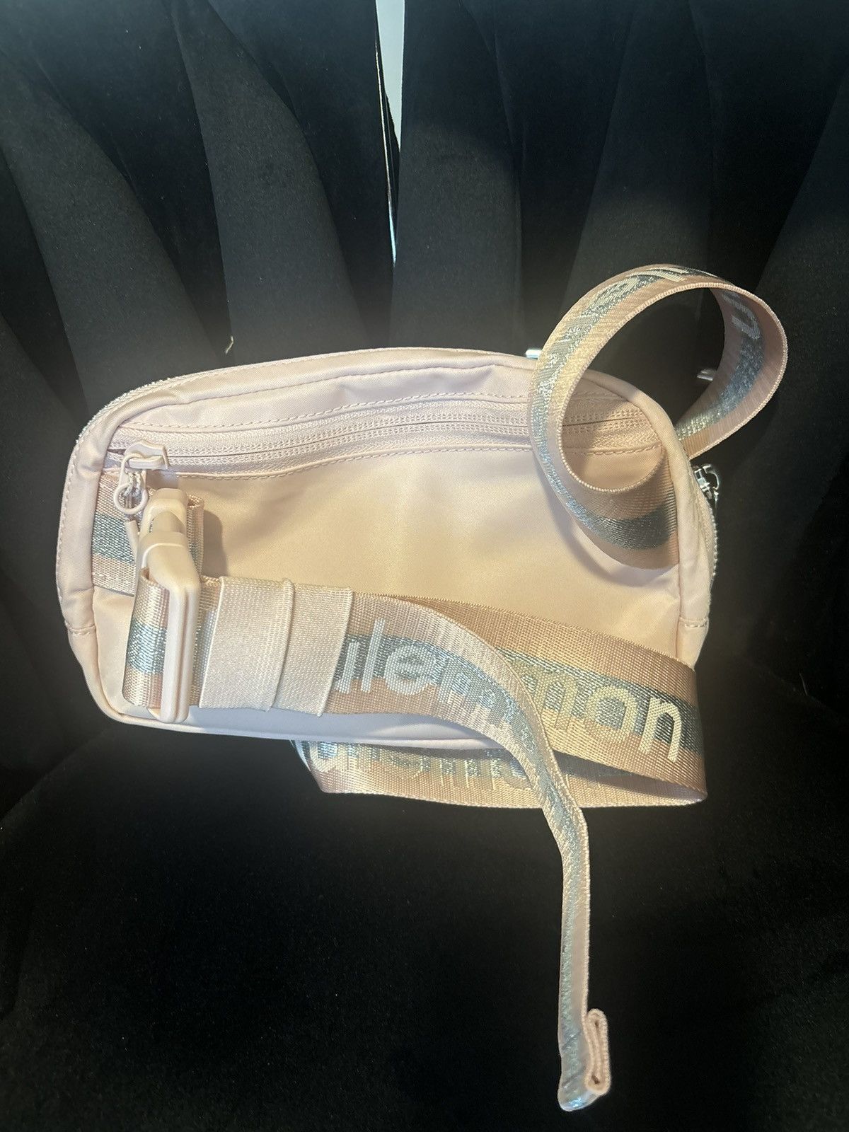 Lululemon Pink and sliver lululemon Fanny pack Size ONE SIZE - 2 Thumbnail