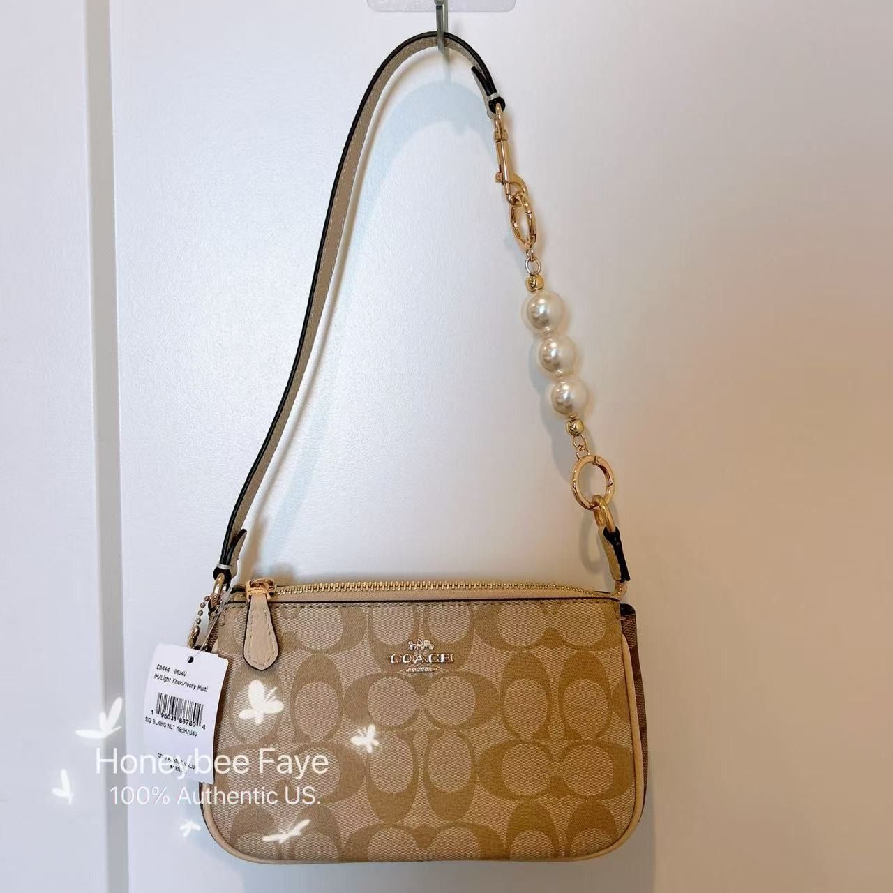 Coach Nolita 19 In Blocked Signature CA444 plus extended chain Size ONE SIZE - 3 Thumbnail