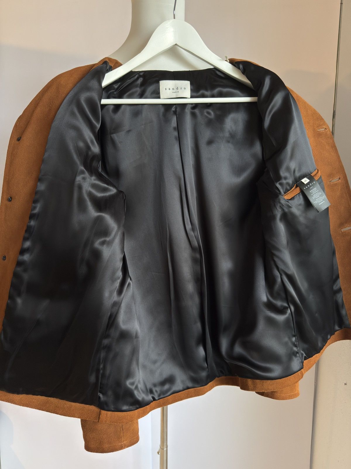 Sandro Sandro SS15 Byrds Leather Suede Jacket Slimane Size US XL / EU 56 / 4 - 7 Thumbnail