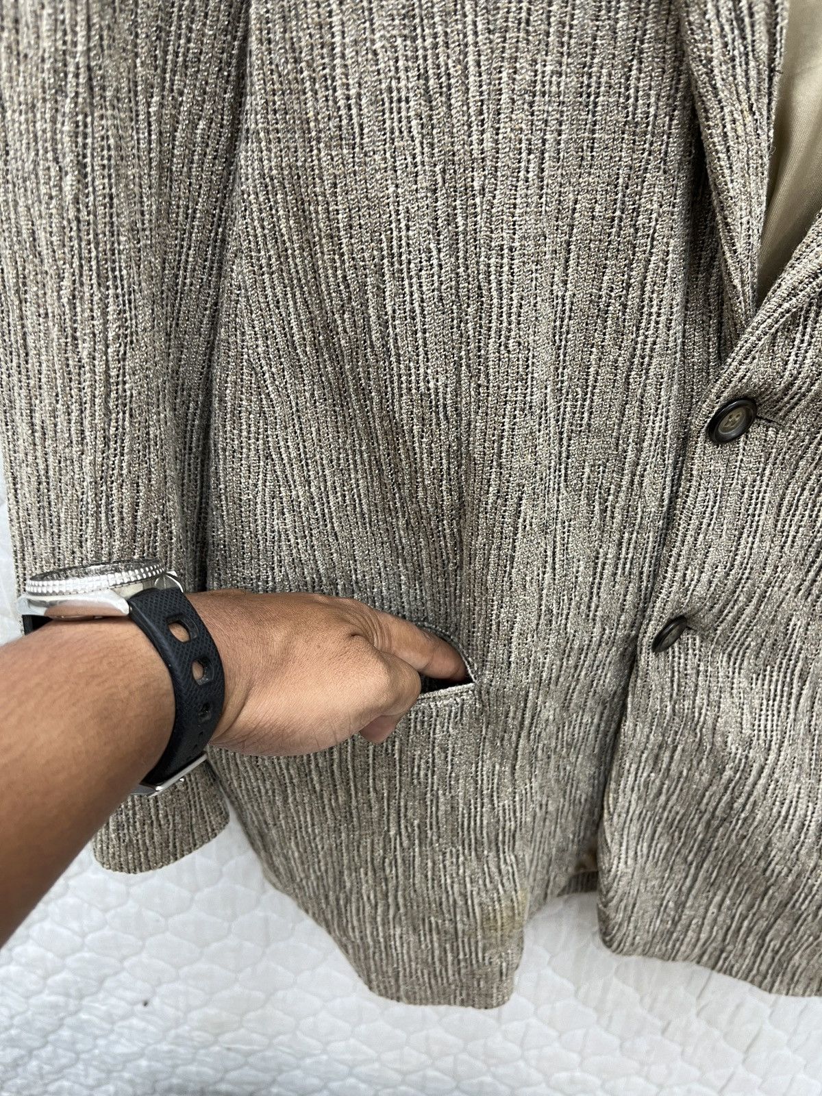 Emporio Armani 🔥🔥🔥STEALS EMPORIO ARMANI BLAZER JACKET Size 46R - 12 Thumbnail