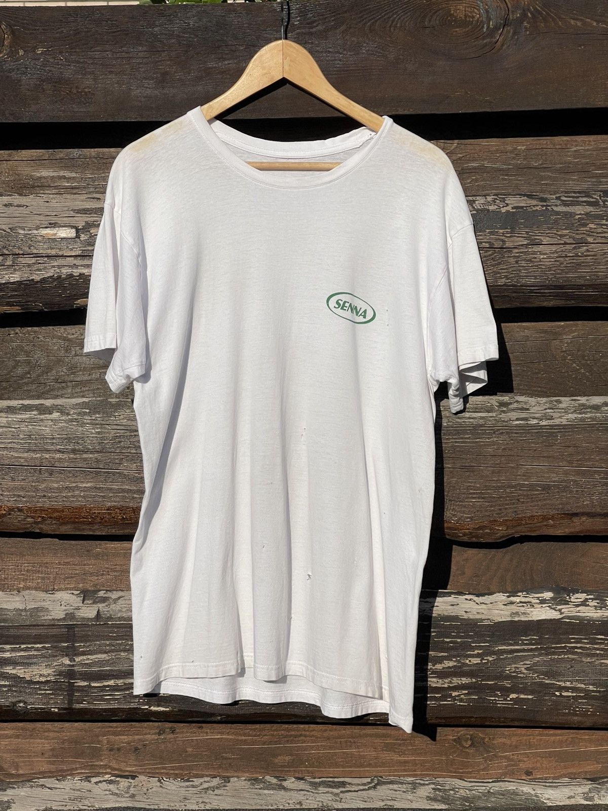 Formula 1 90’s Senna Vintage Formula 1 racing tee distressed Size US XL / EU 56 / 4 - 1 Thumbnail
