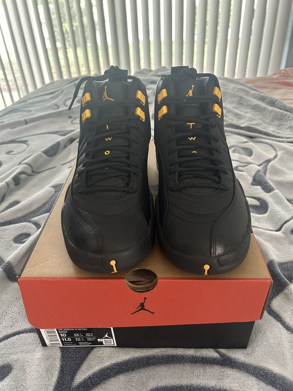 Jordan Brand Jordan 12 Black Taxi Size US 10 / EU 43 - 3 Thumbnail