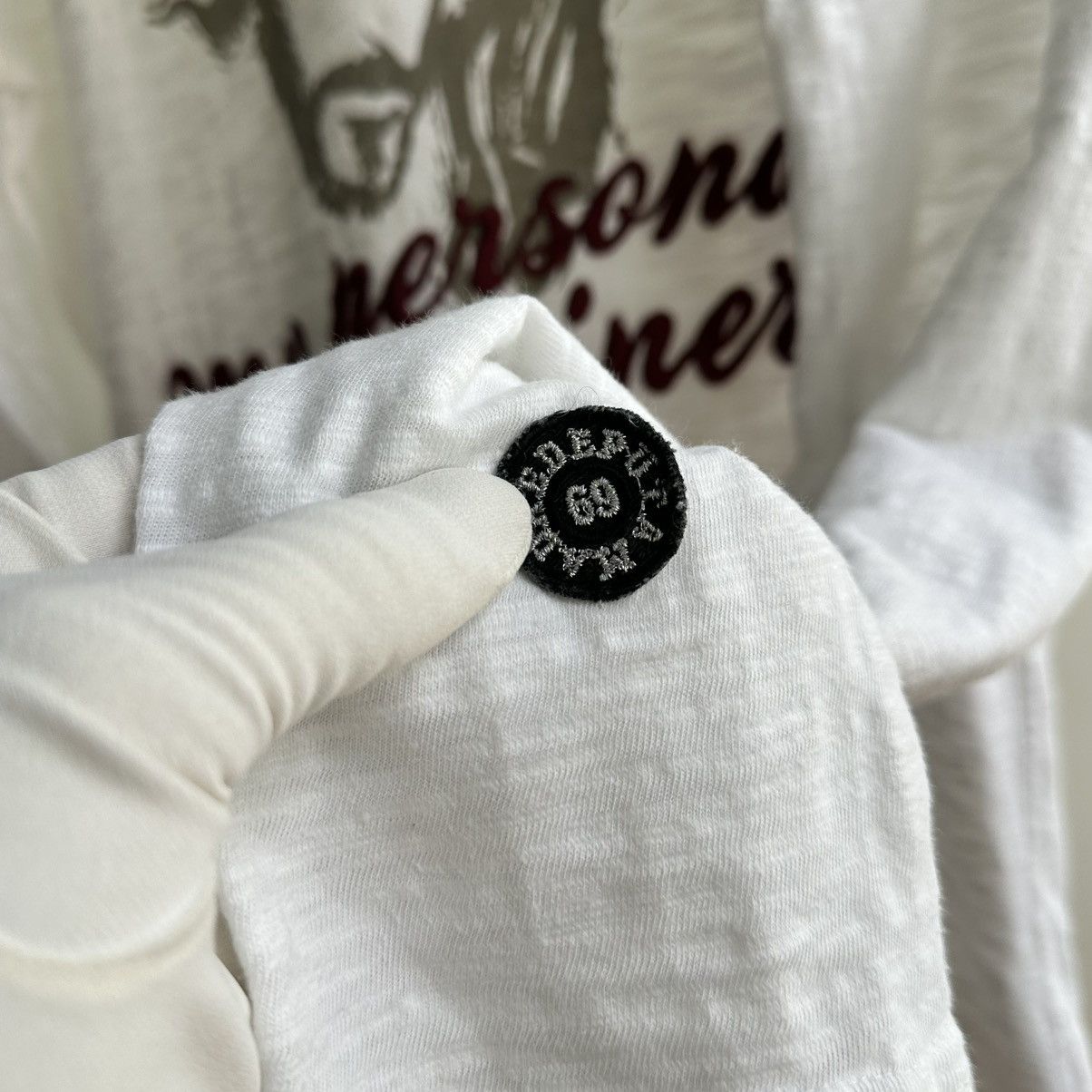 Vintage VINTAGE Y2K DE PUTA MADRE 69 JESUS PRINT LONG SLEEVE SHIRT Size US M / EU 48-50 / 2 - 5 Thumbnail
