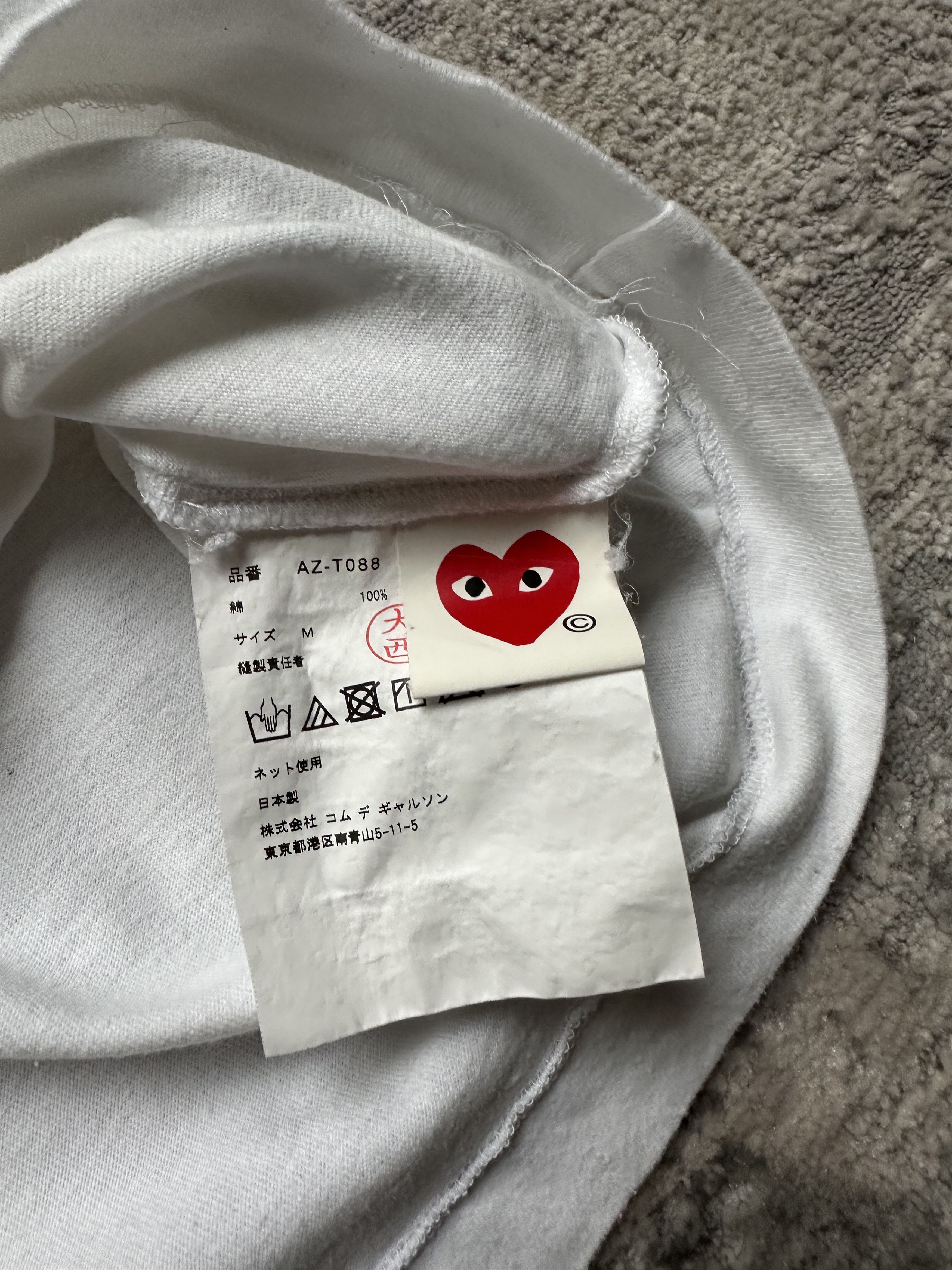 Comme des Garcons PLAY Play Comme Des Garcons t shirt Size US M / EU 48-50 / 2 - 5 Thumbnail