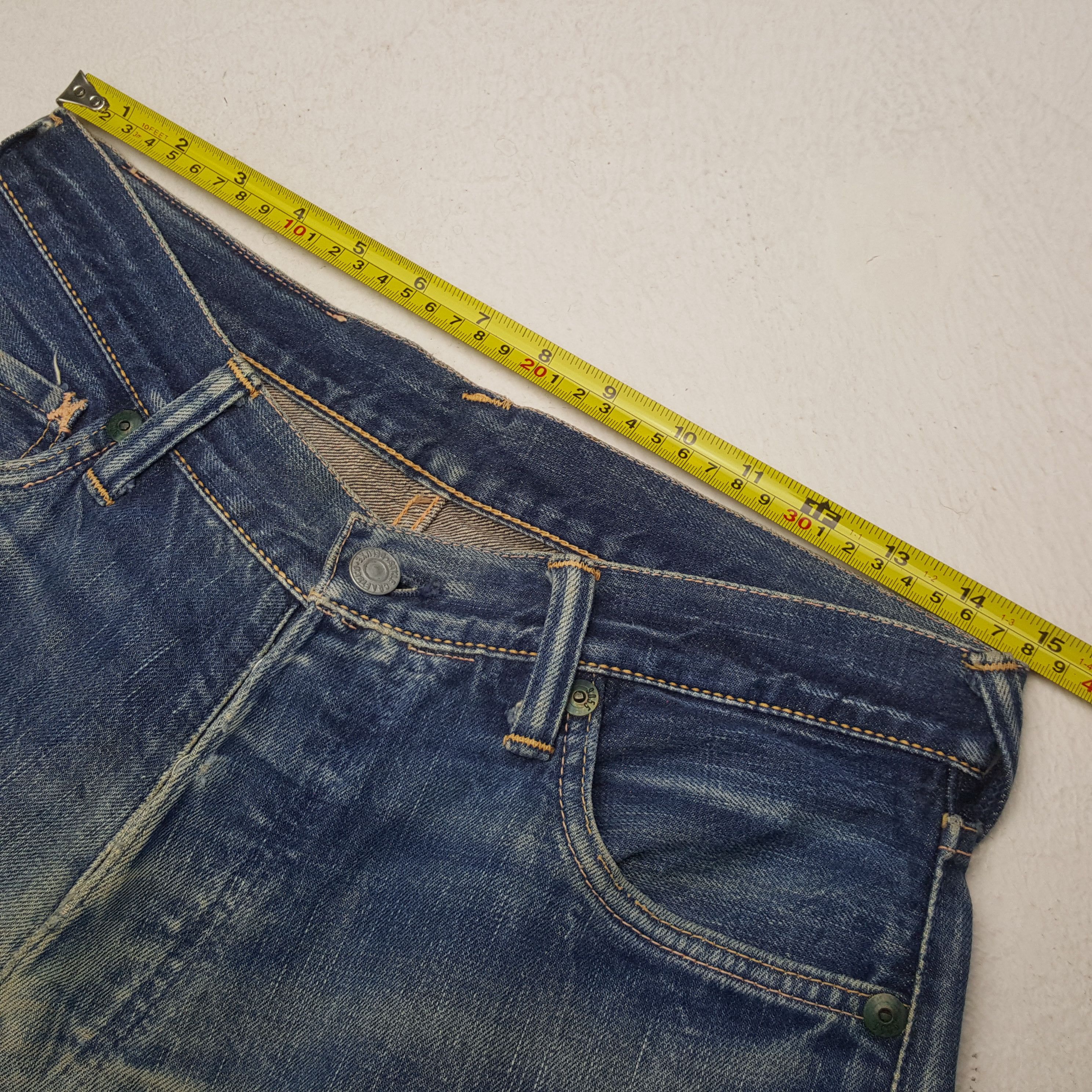 Evisu Evisu Japanese Brand Streetwear Custom Daicock Jeans RR9 Size US 30 / EU 46 - 7 Thumbnail