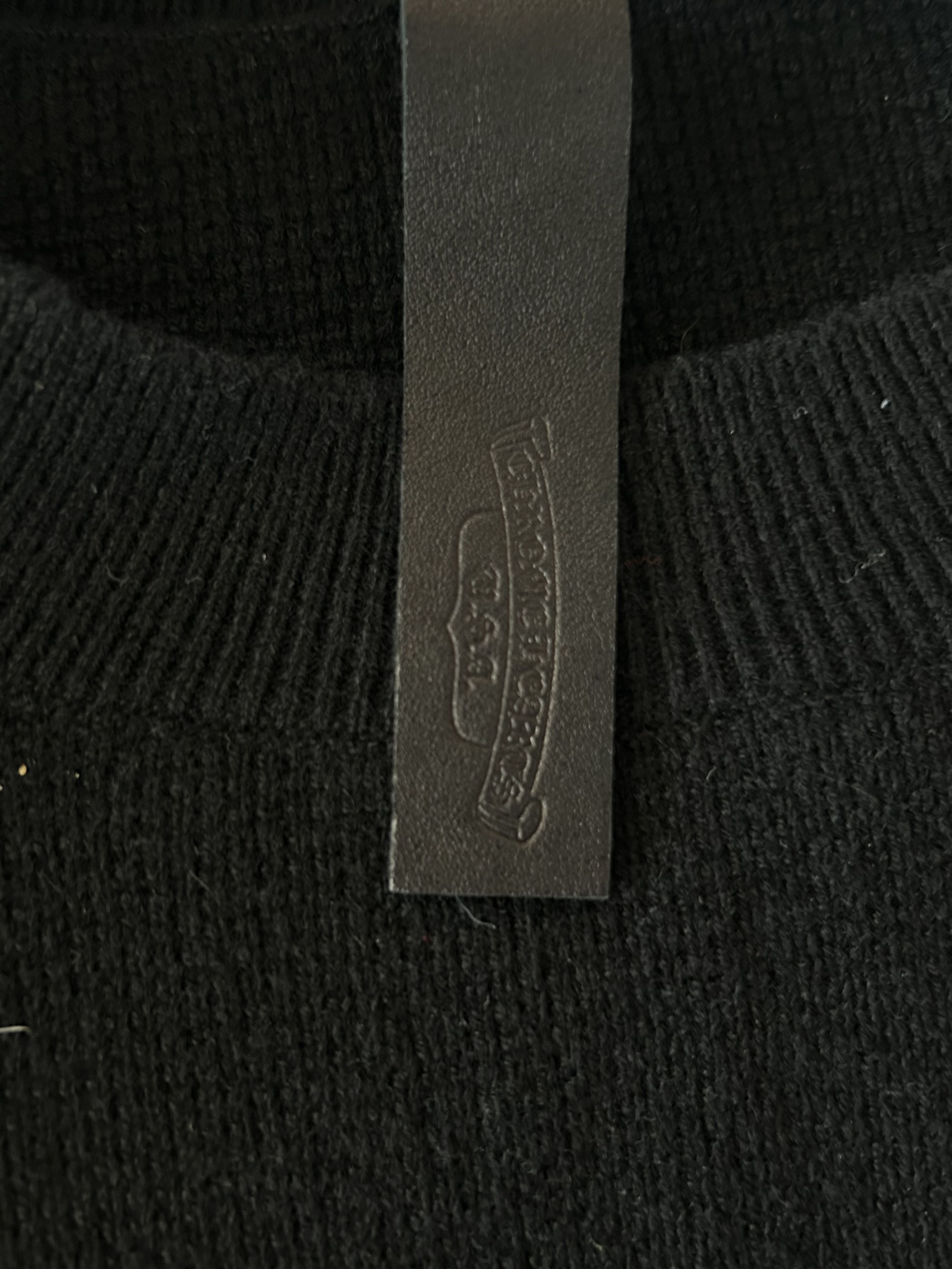 Chrome Hearts Chrome Hearts Black & White Dagger Logo Cashmere Sweater Size US M / EU 48-50 / 2 - 3 Thumbnail