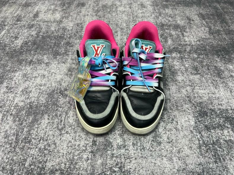 Louis Vuitton Louis Vuitton TRAINER Black Pink Cement Board Shoes Size US 7.5 / EU 40-41 - 2 Thumbnail