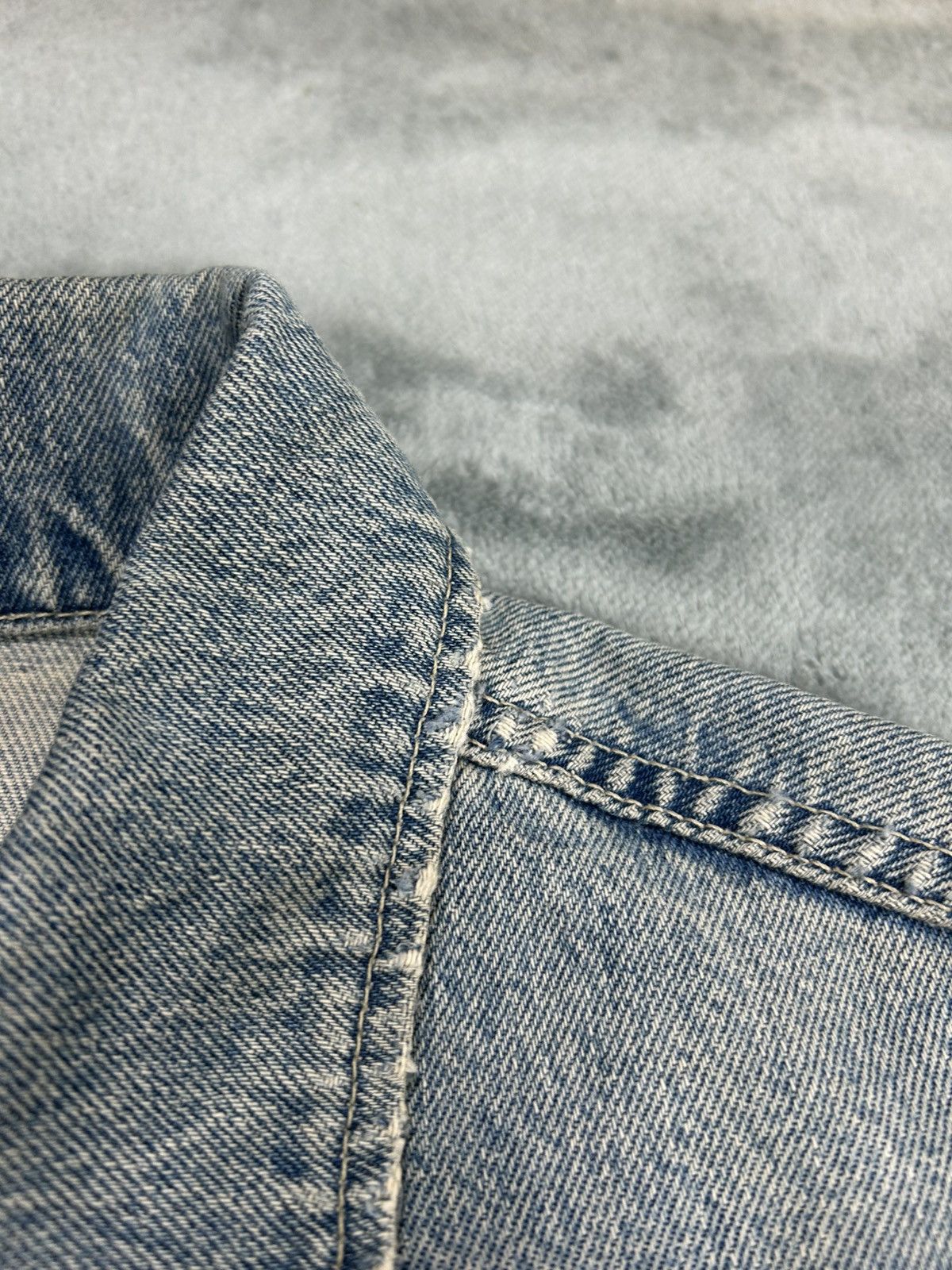 RRL Ralph Lauren Vintage Double RL Trucker Denim Jacket. J054 Size US L / EU 52-54 / 3 - 8 Thumbnail