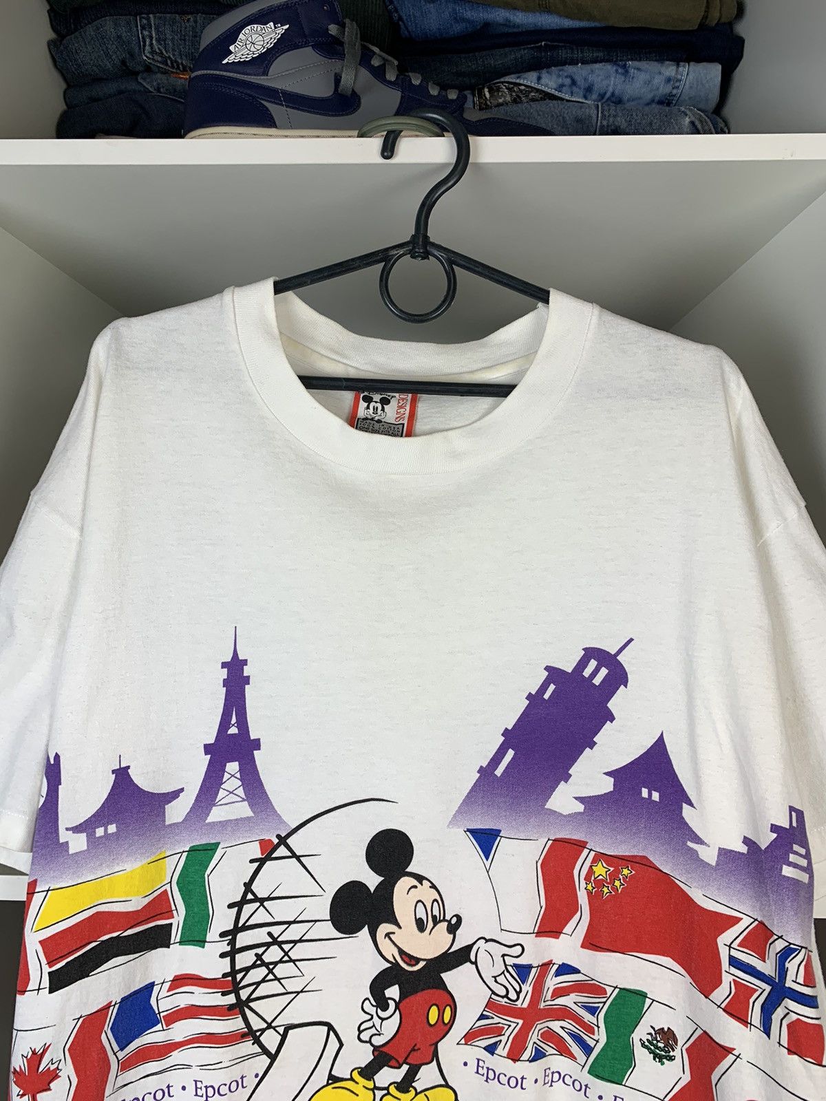 Mickey Mouse Vintage Mickey Mouse Single Stitch T-shirt Made in USA Size US XL / EU 56 / 4 - 2 Thumbnail