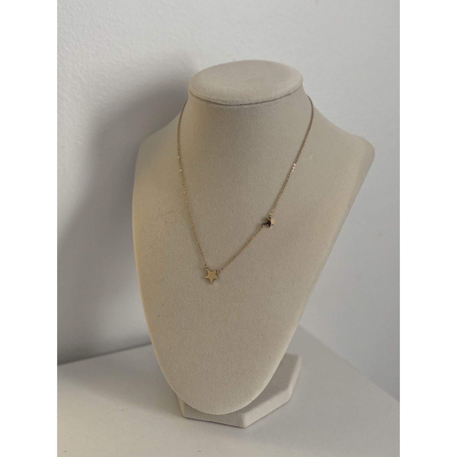 Handmade Gold Star Necklace Stainless Steel Minimal Dainty Pendant Size ONE SIZE - 2 Thumbnail