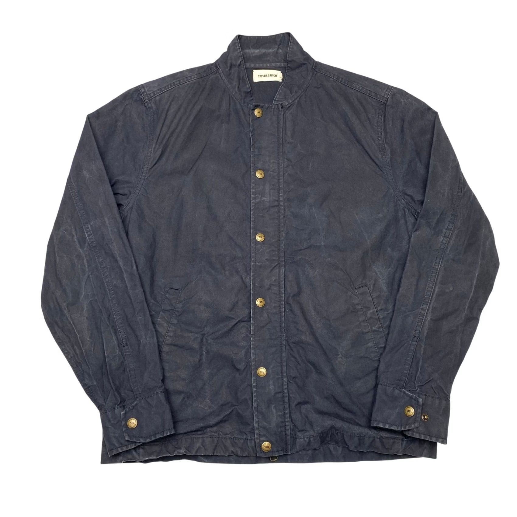 Taylor Stitch Taylor Stitch Dry Waxed Jacket Men’s Bomber Jacket S Blue Barn Chore Halley Stevenson Barn Chore Men’s Size US S / EU 44-46 / 1 - 2 Thumbnail