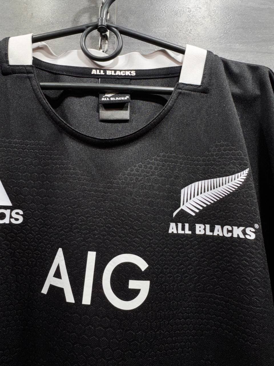 Adidas All Blacks New Zealand 2018 2019 Rugby Shirt Jersey Adidas Size US XXL / EU 58 / 5 - 3 Thumbnail