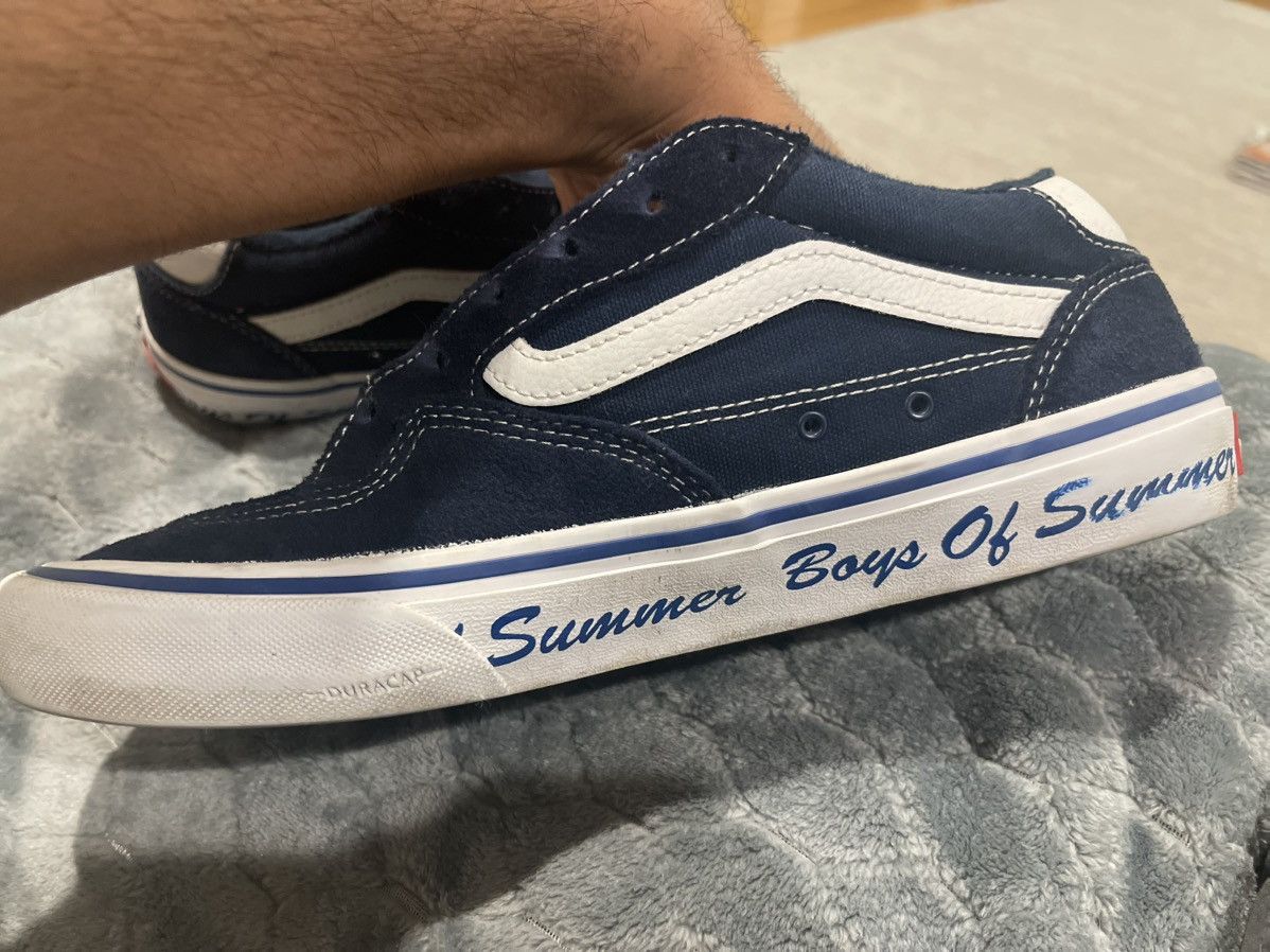 Vans × Vintage Boys Of Summer Aidan And Rowan Vans Old Skools Blue Size US 9.5 / EU 42-43 - 4 Thumbnail
