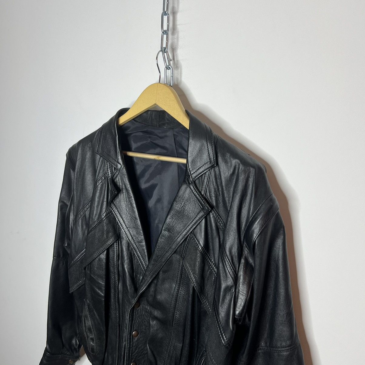 Leather × Vintage Vintage Genuine Real Leather Jacket High Quality Rock Punk Size US M / EU 48-50 / 2 - 3 Thumbnail