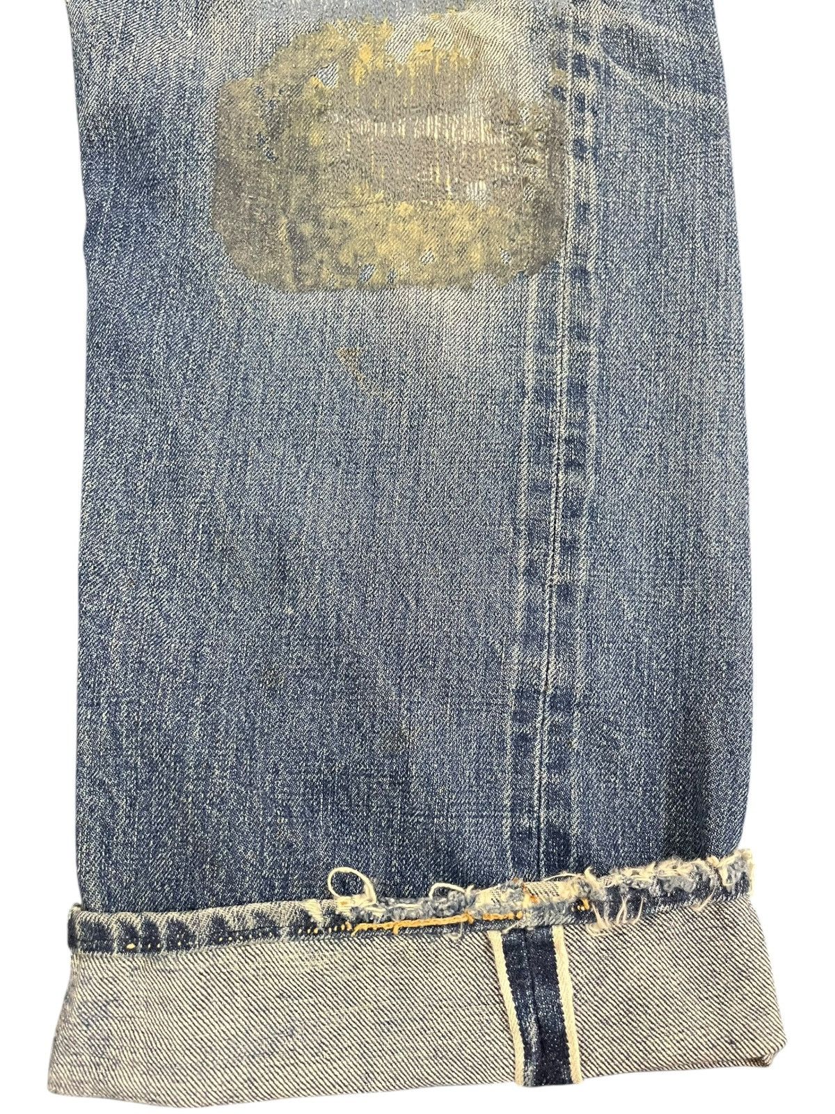 Levi's Vintage 60’s Levi’s 501 Big E Stamp Button No.6 Selvedge Size US 33 - 3 Thumbnail