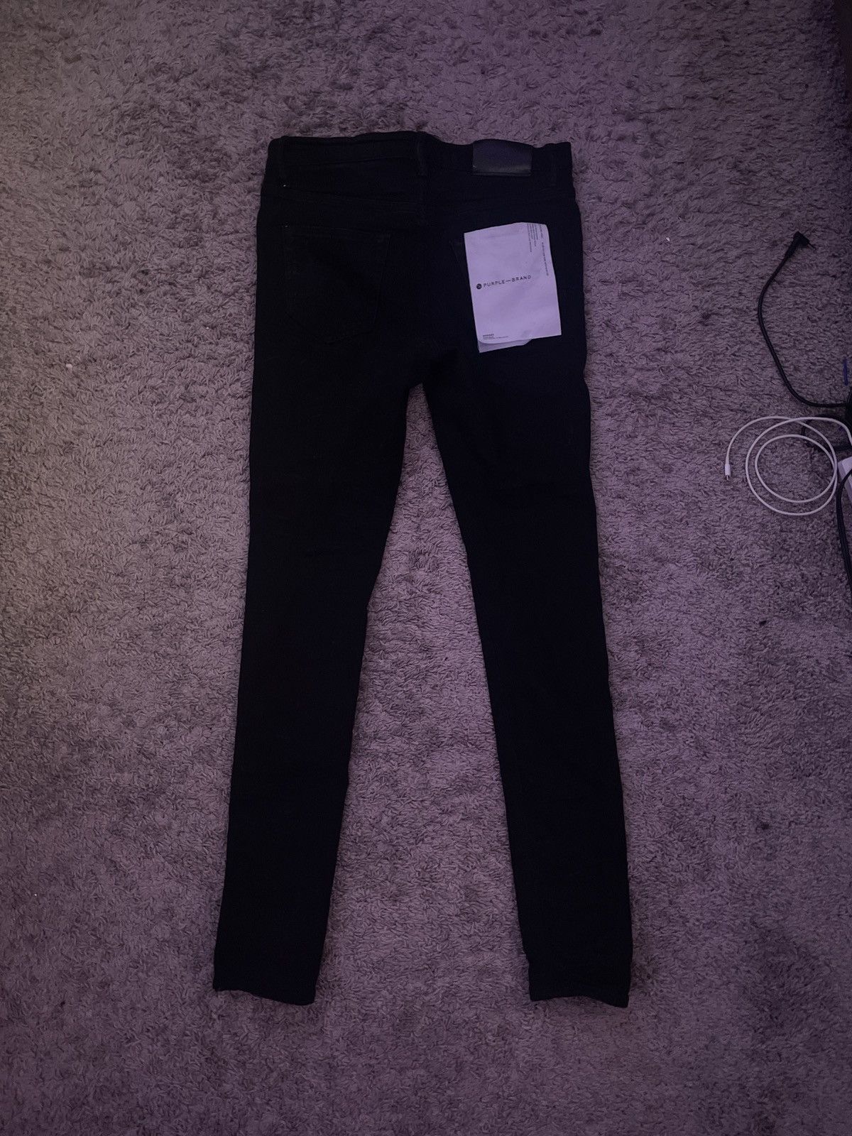 Purple Brand Black Resin Purple Jeans Size US 28 / EU 44 - 2 Thumbnail
