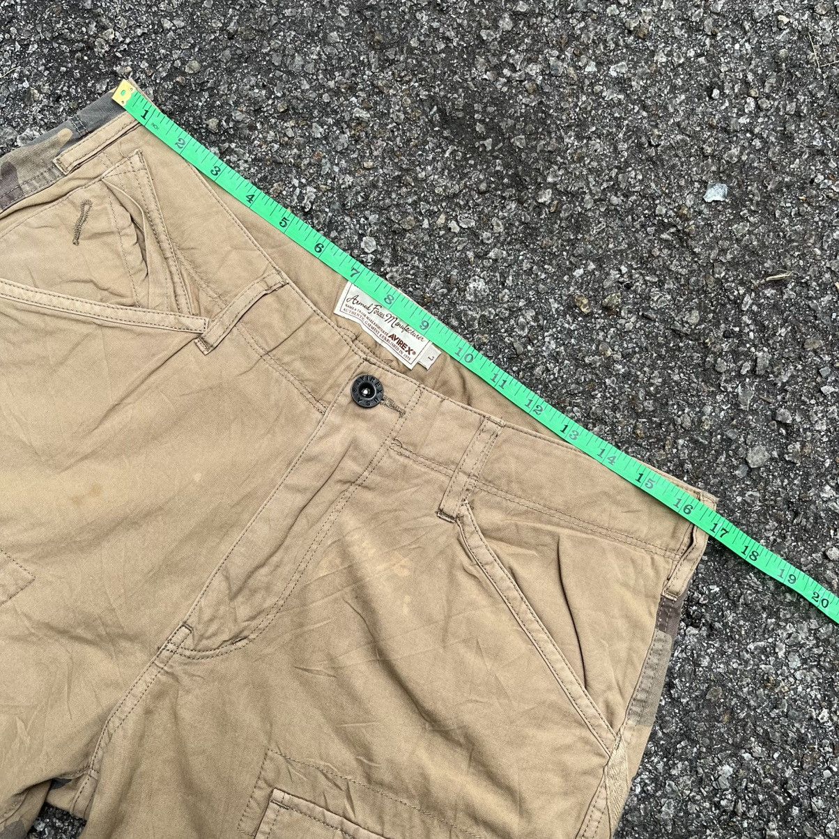 Avirex Avirex Split Camo Bush Pants Cargo Multipocket Khaki Brown Size US 33 - 10 Thumbnail