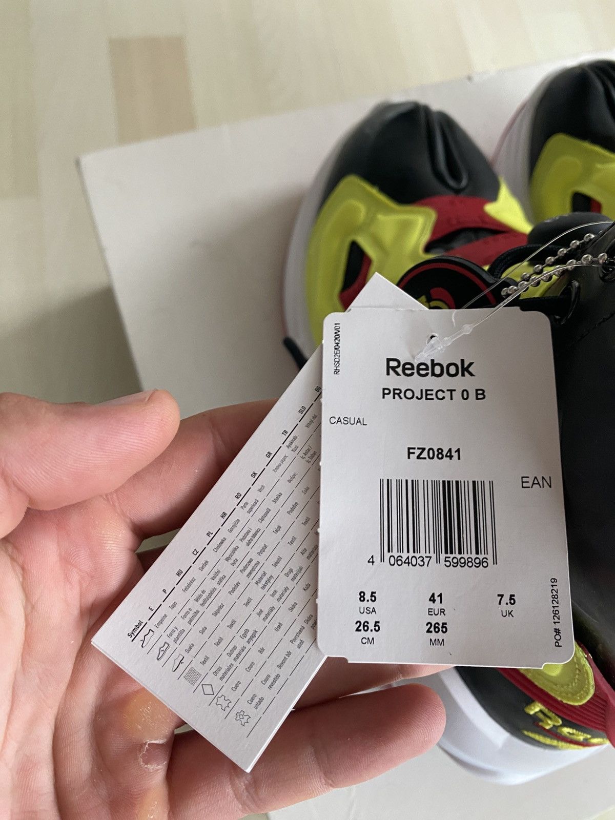 Maison Margiela × Reebok Maison Margiela x Reebok Tabi New With Box Sneakers Size US 8.5 / EU 41-42 - 7 Thumbnail