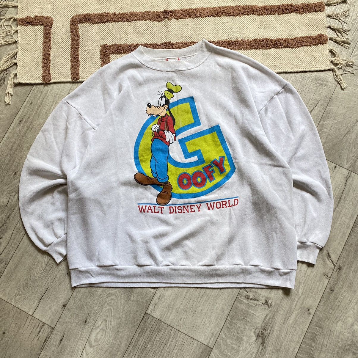 Disney × Vintage VINTAGE DISNEY GOOFY MADE IN USA 90s SWEATSHIRT Size US XL / EU 56 / 4 - 1 Thumbnail