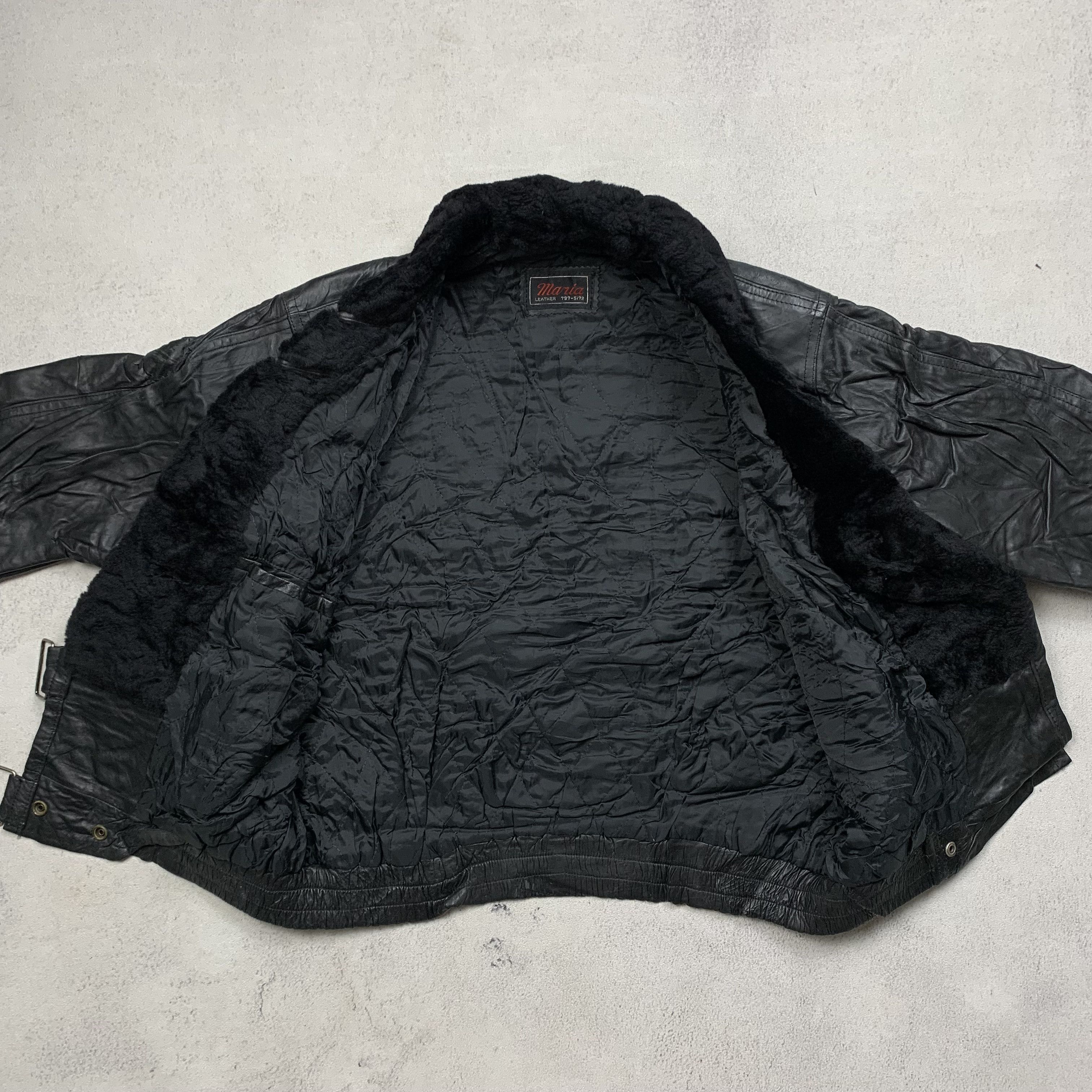 Genuine Leather Vintage Leather Blazer Jacket Size S / US 4 / IT 40 - 4 Thumbnail