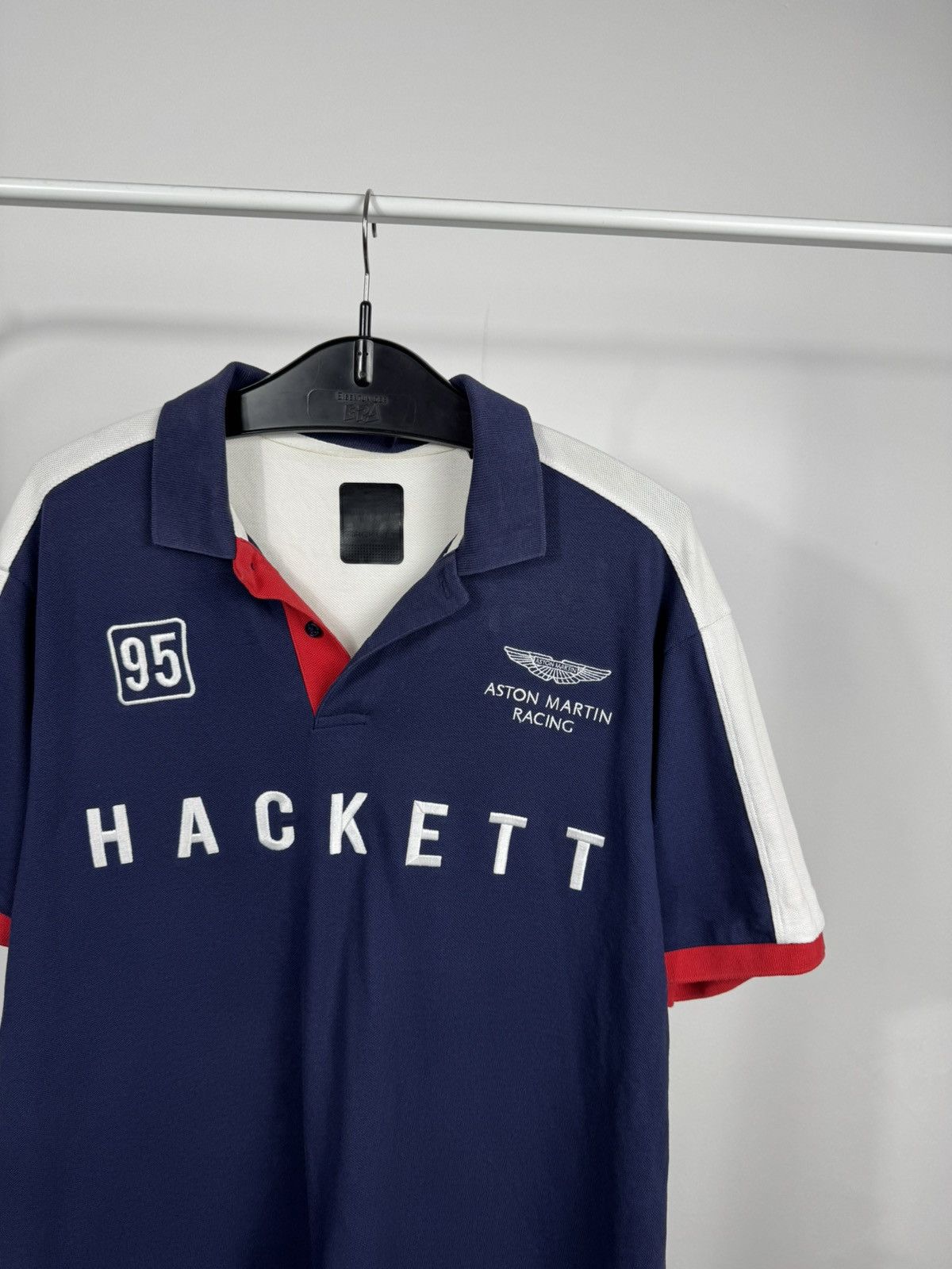 Hackett Hackett Aston Martin Racing Polo Shirt XL Navy Motorsport Size US XL / EU 56 / 4 - 3 Thumbnail