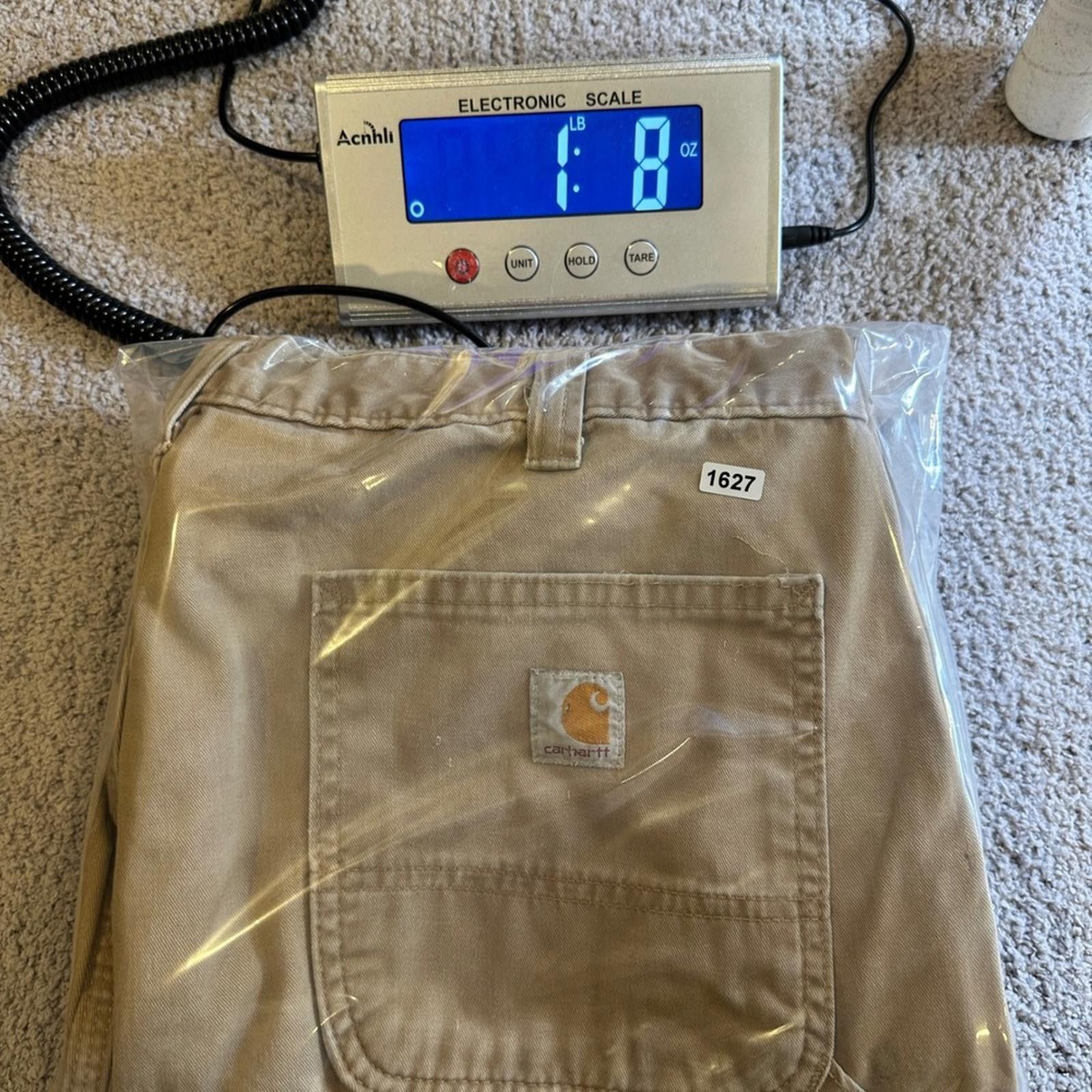 Carhartt Carhartt B324-DKH Work Pants 38x30 Tan Relaxed Fit Carpenter Size US 38 / EU 54 - 10 Thumbnail