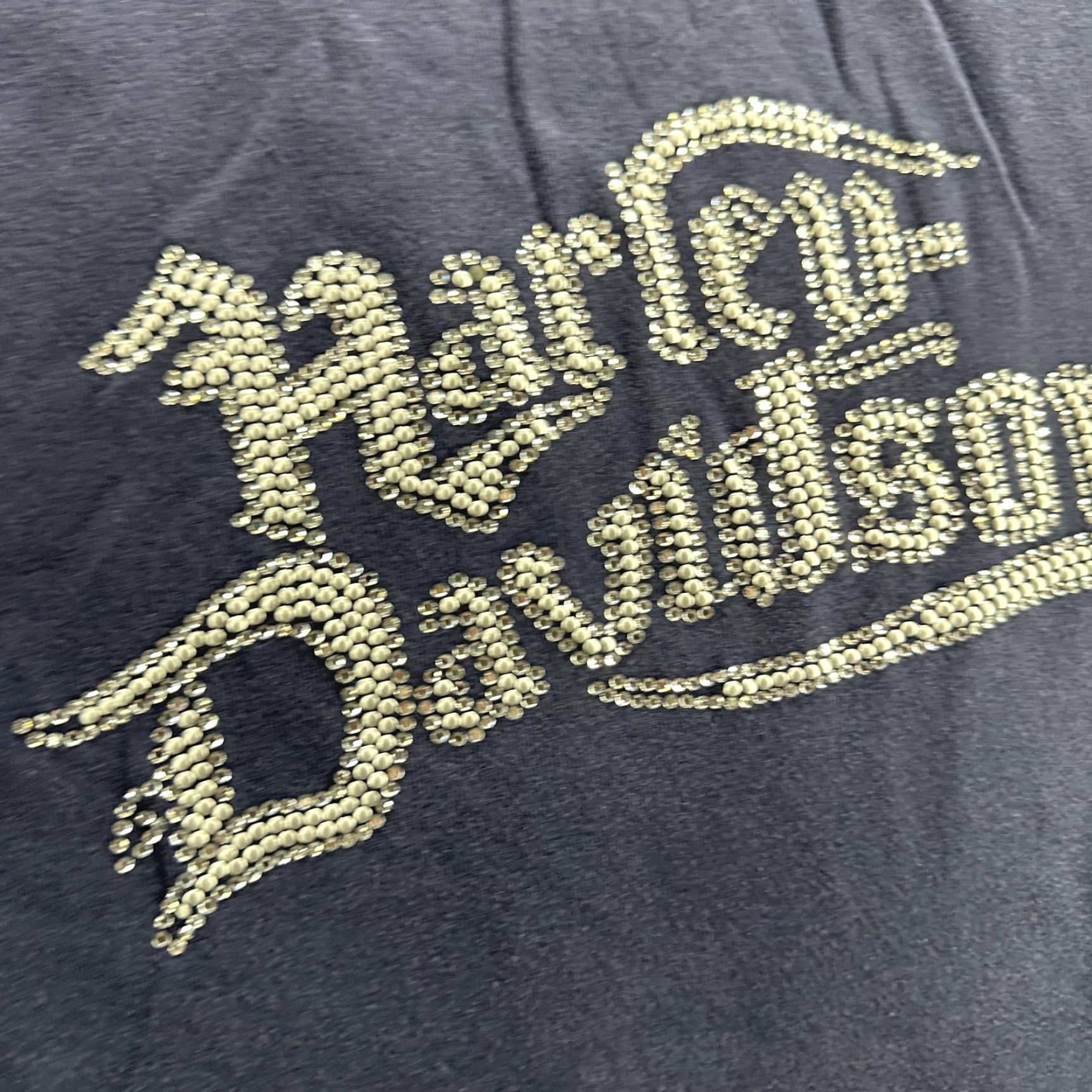 Harley Davidson VINTAGE Harley-Davidson Tank Shirt Womens Large Blue Rhinestone Livermore California USA Tank Top Size L / US 10 / IT 46 - 4 Thumbnail