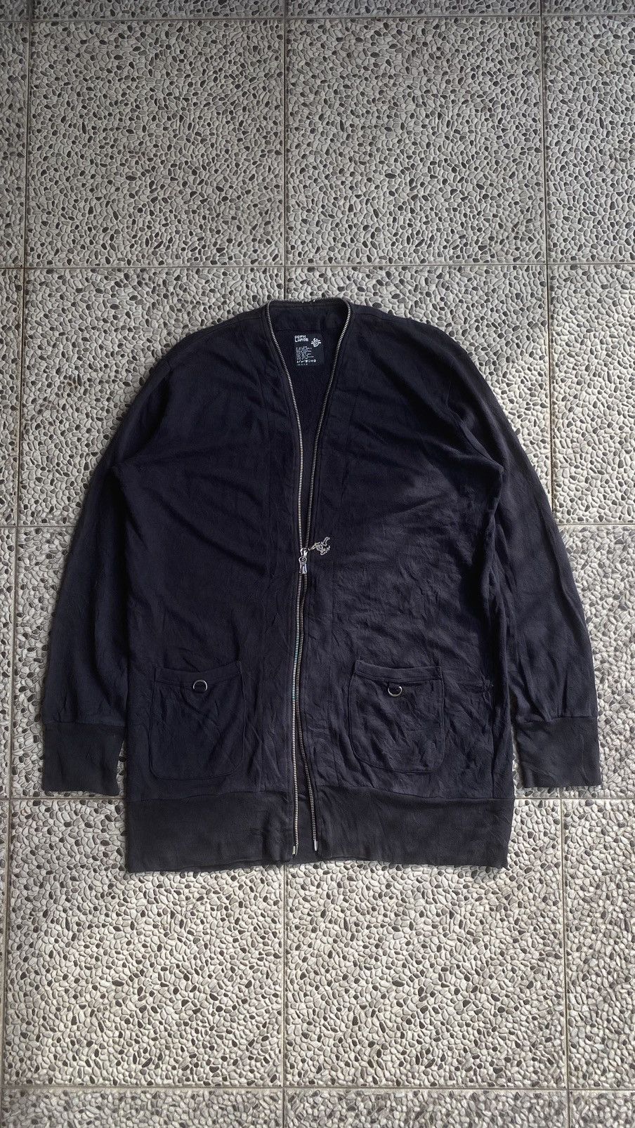 If Six Was Nine × Le Grande Bleu (L.G.B.) × PPFM 2000s PPFM - Military Inspired Full Zip Cardigan Size US M / EU 48-50 / 2 - 1 Thumbnail