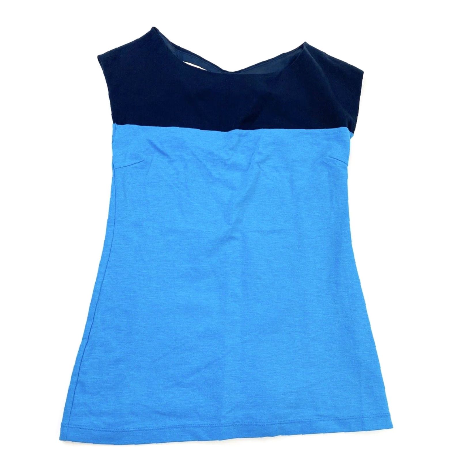 Banana Republic Banana Republic Tank Women’s 0 Tank Top Blue Zip Sleeveless Boat Neck Casual Jersey Basic Women’s Size 0 Blue Banana Republic Tank Top Size XS / US 0-2 / IT 36-38 - 2 Thumbnail