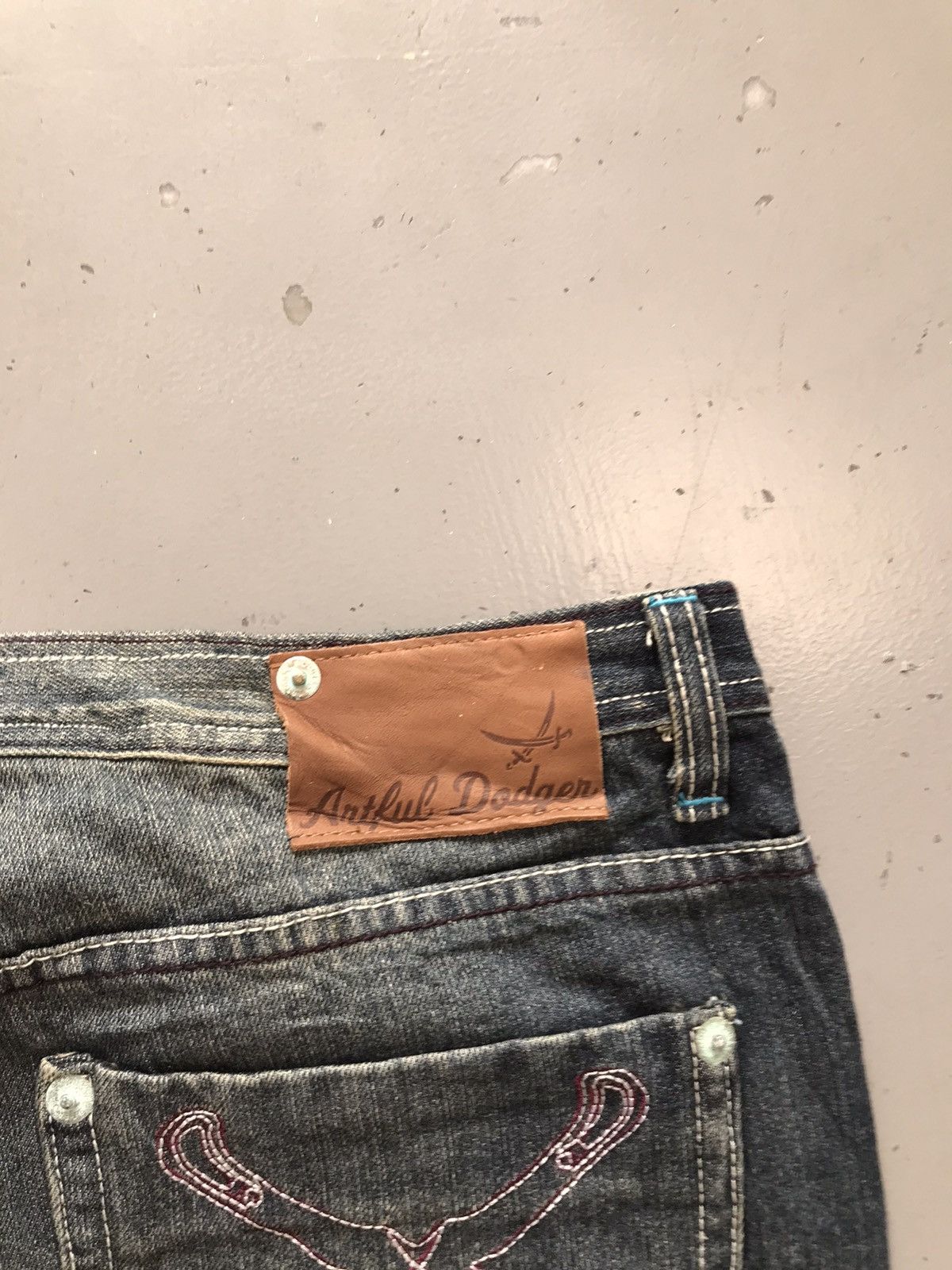 Vintage Vintage artful dodger embroidered denim Size US 41 - 11 Thumbnail
