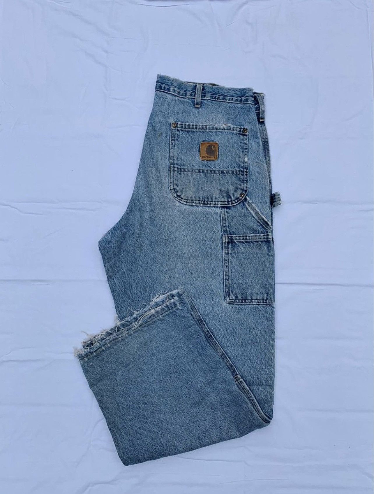Carhartt VINTAGE !! ! carhartt double knees Size 36x30. Size US 36 / EU 52 - 2 Thumbnail