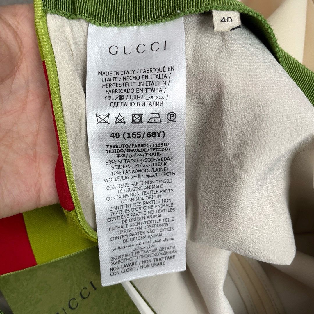 Gucci GUCCI Runway Chevron vintage Web skirt Size 27" / US 4 / IT 40 - 5 Thumbnail