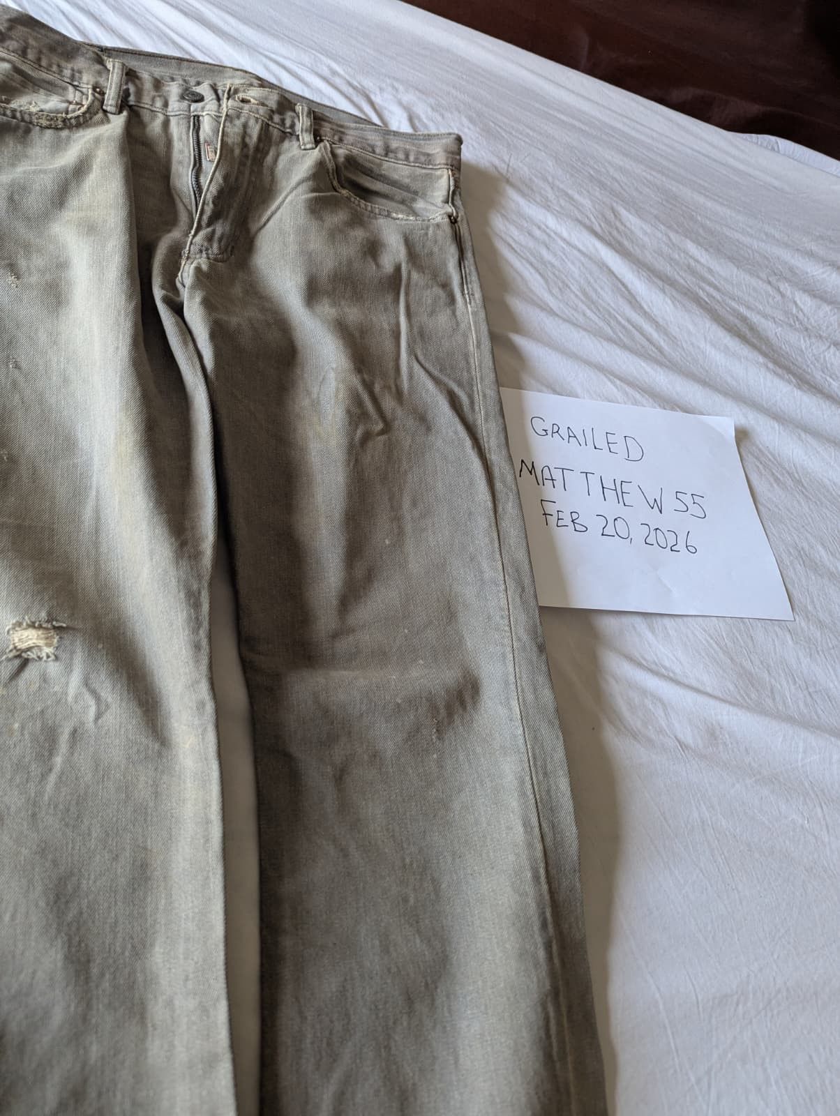 Other Polo by Ralph Lauren Vintage Gray Jeans Size US 35 - 1 Thumbnail