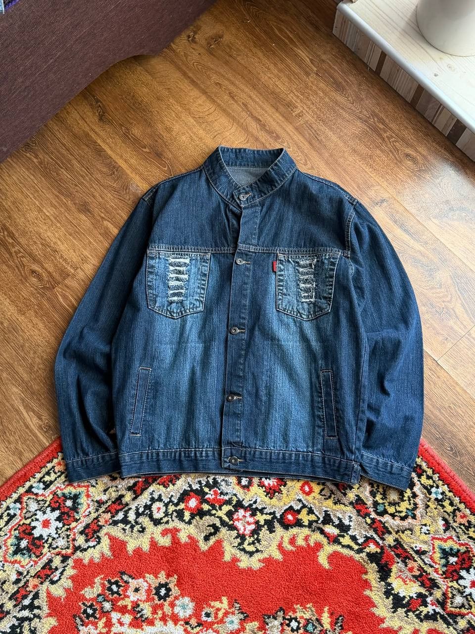 Hysteric Glamour VTG Hysteric Glamour Style Distressed Denim Jacket Y2K Size US L / EU 52-54 / 3 - 3 Thumbnail